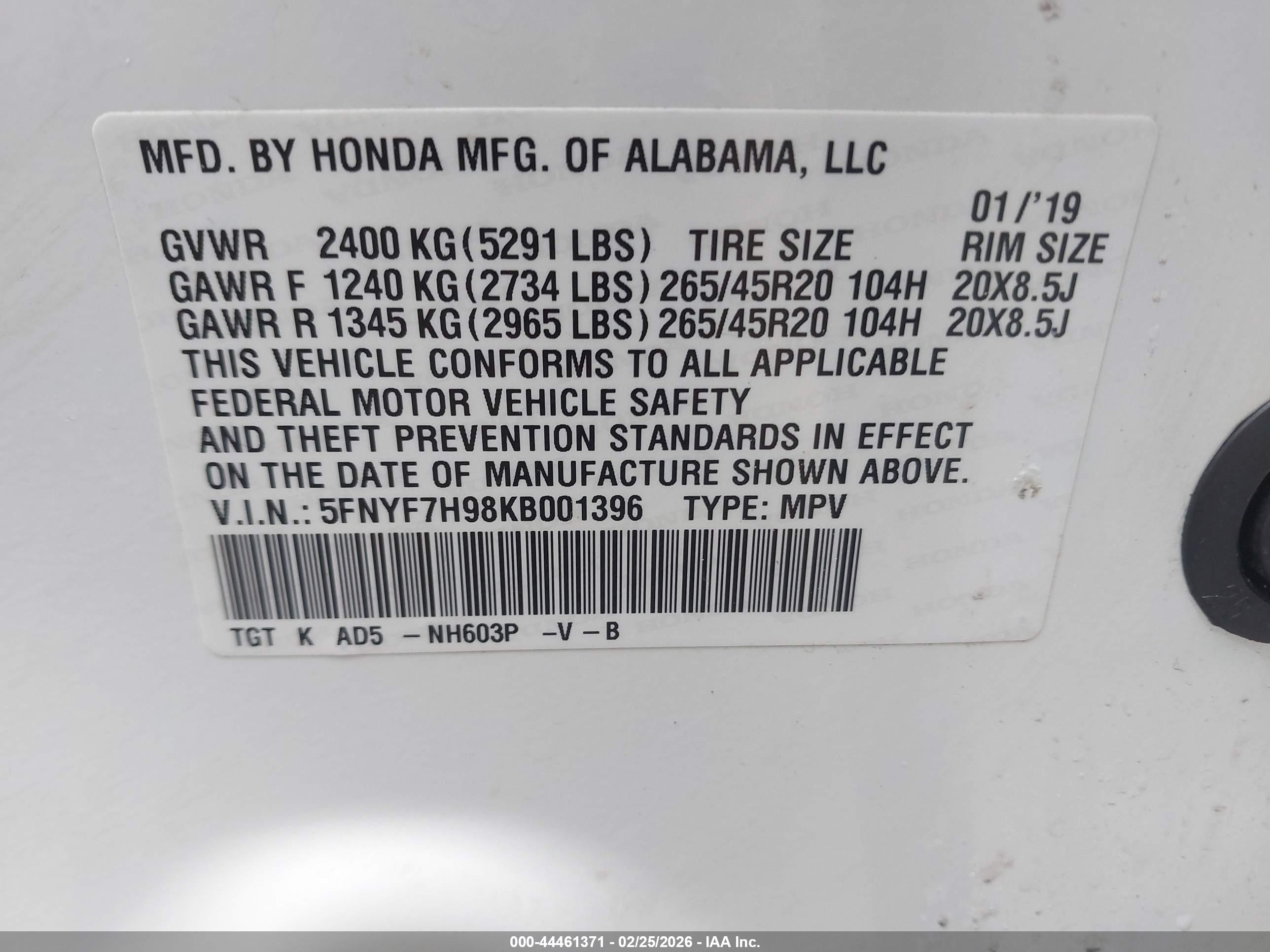 HONDA PASSPORT image 9