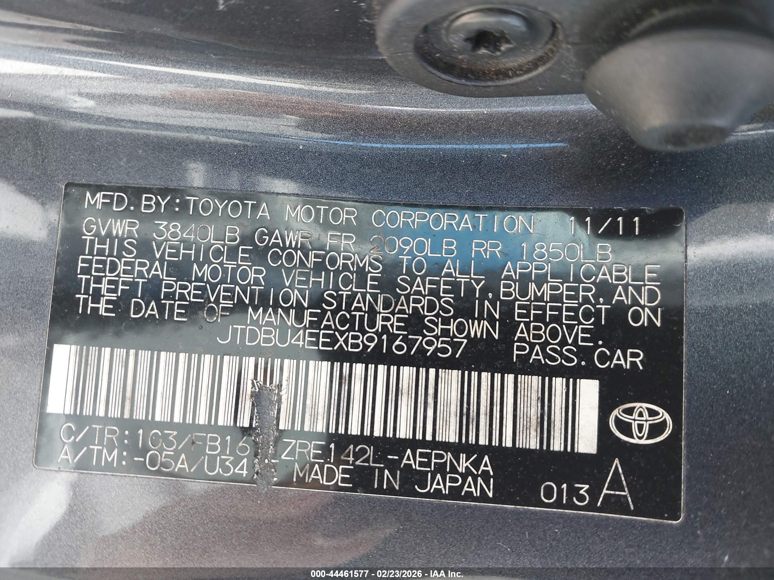 TOYOTA COROLLA image 9