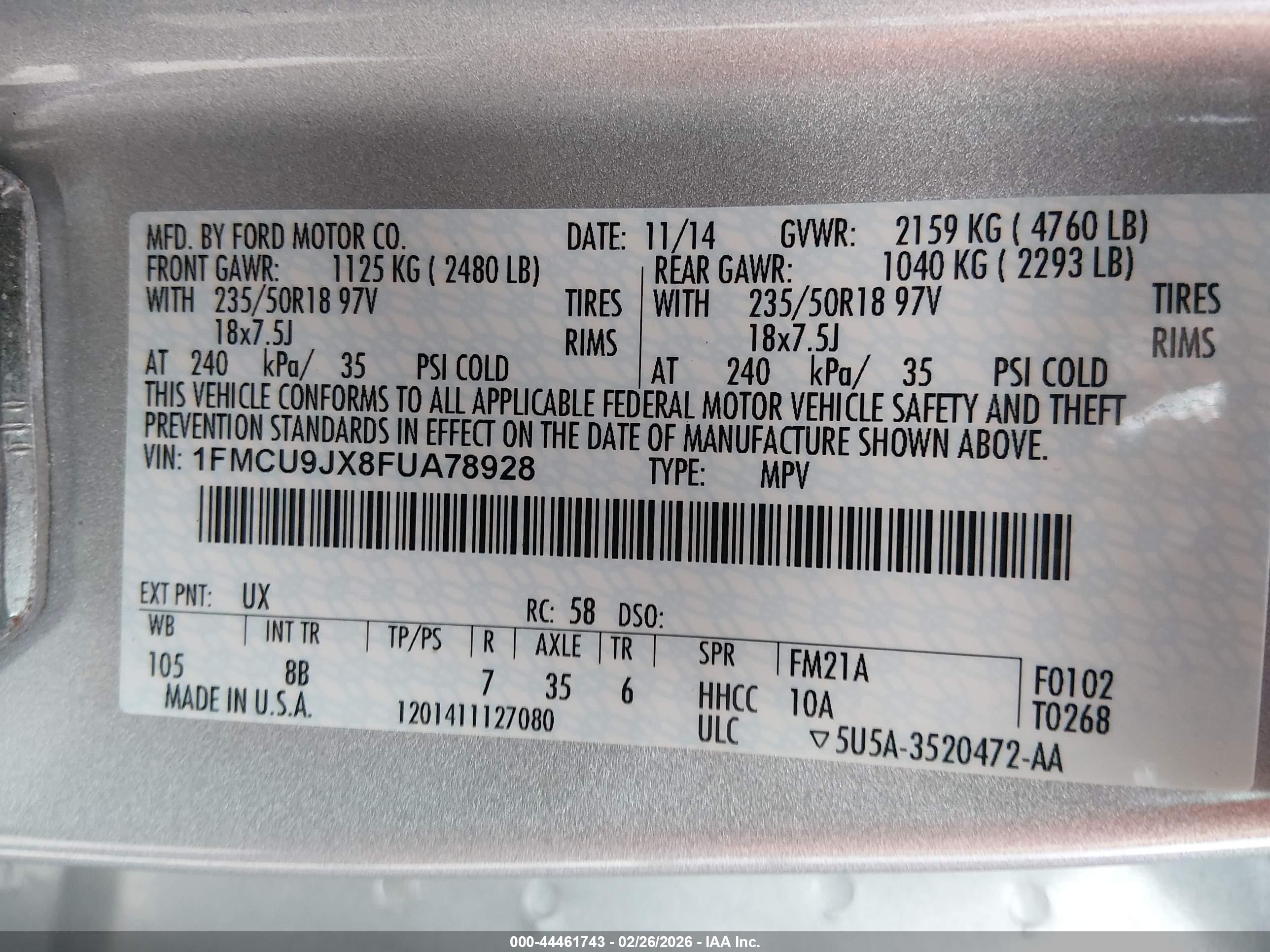 FORD ESCAPE image 9