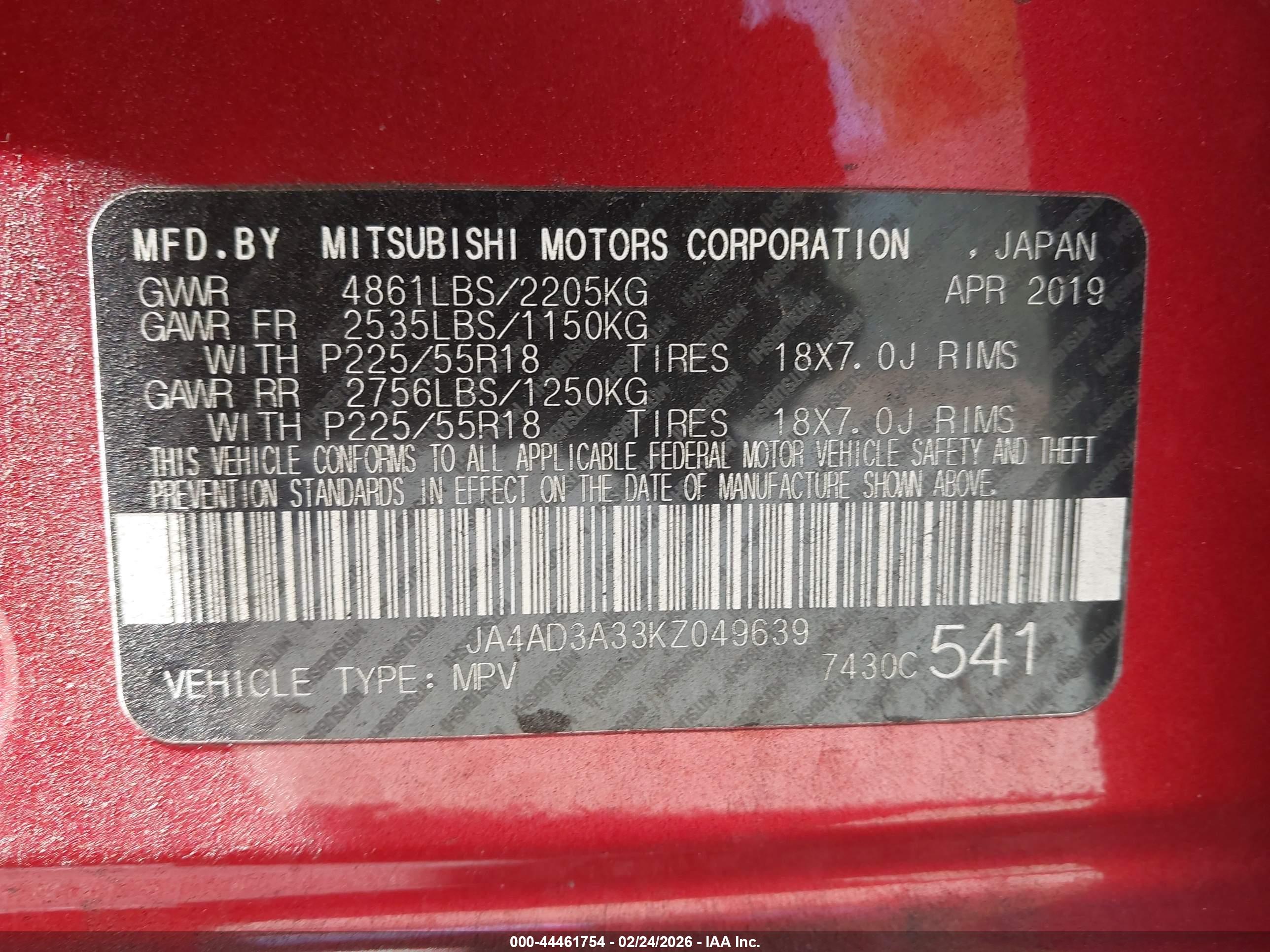 MITSUBISHI OUTLANDER image 9