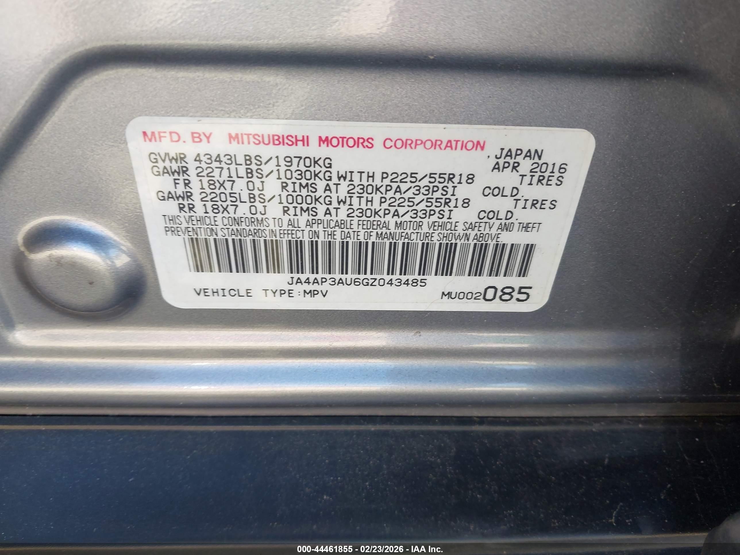 MITSUBISHI OUTLANDER image 9