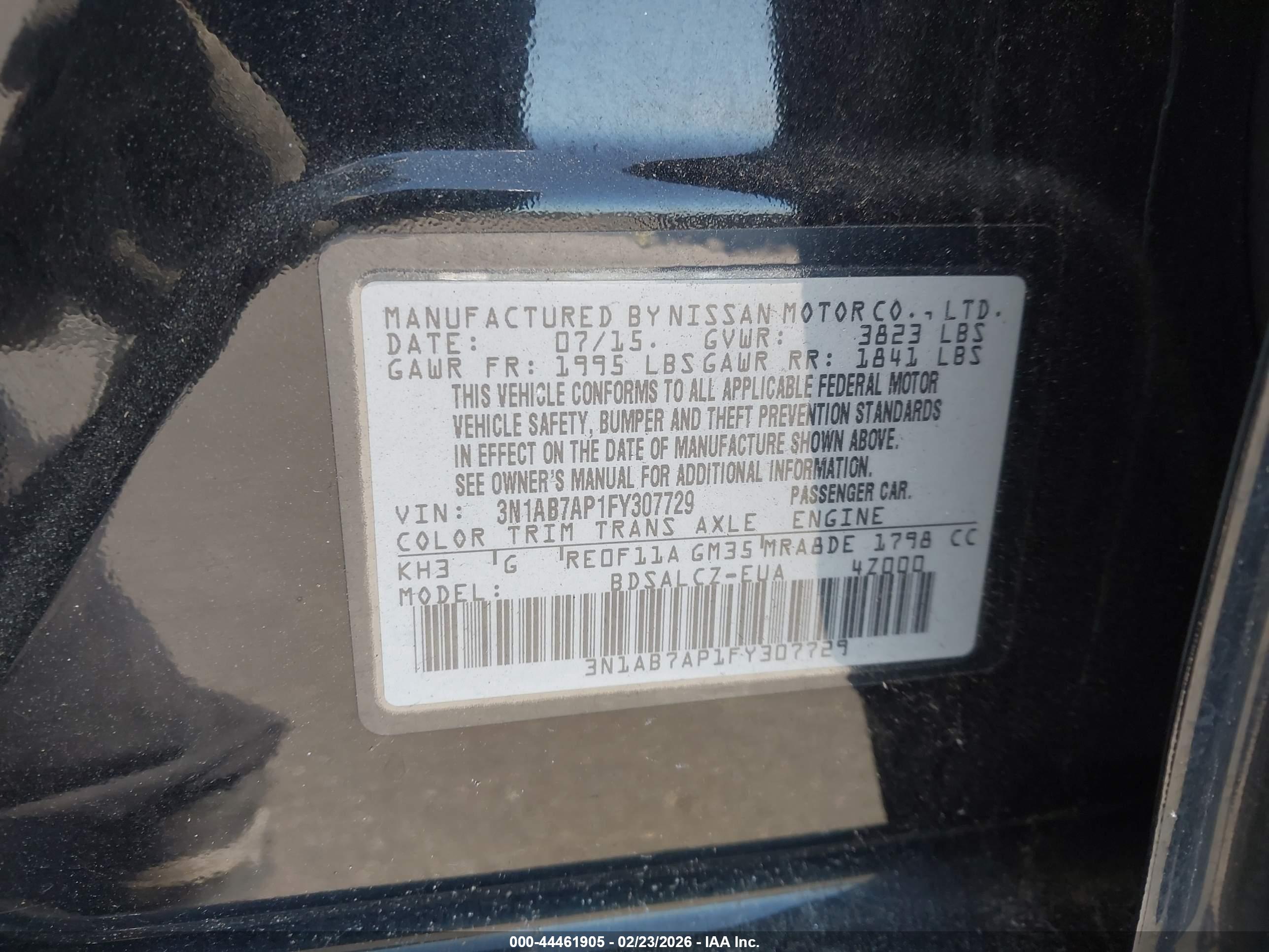 NISSAN SENTRA image 9