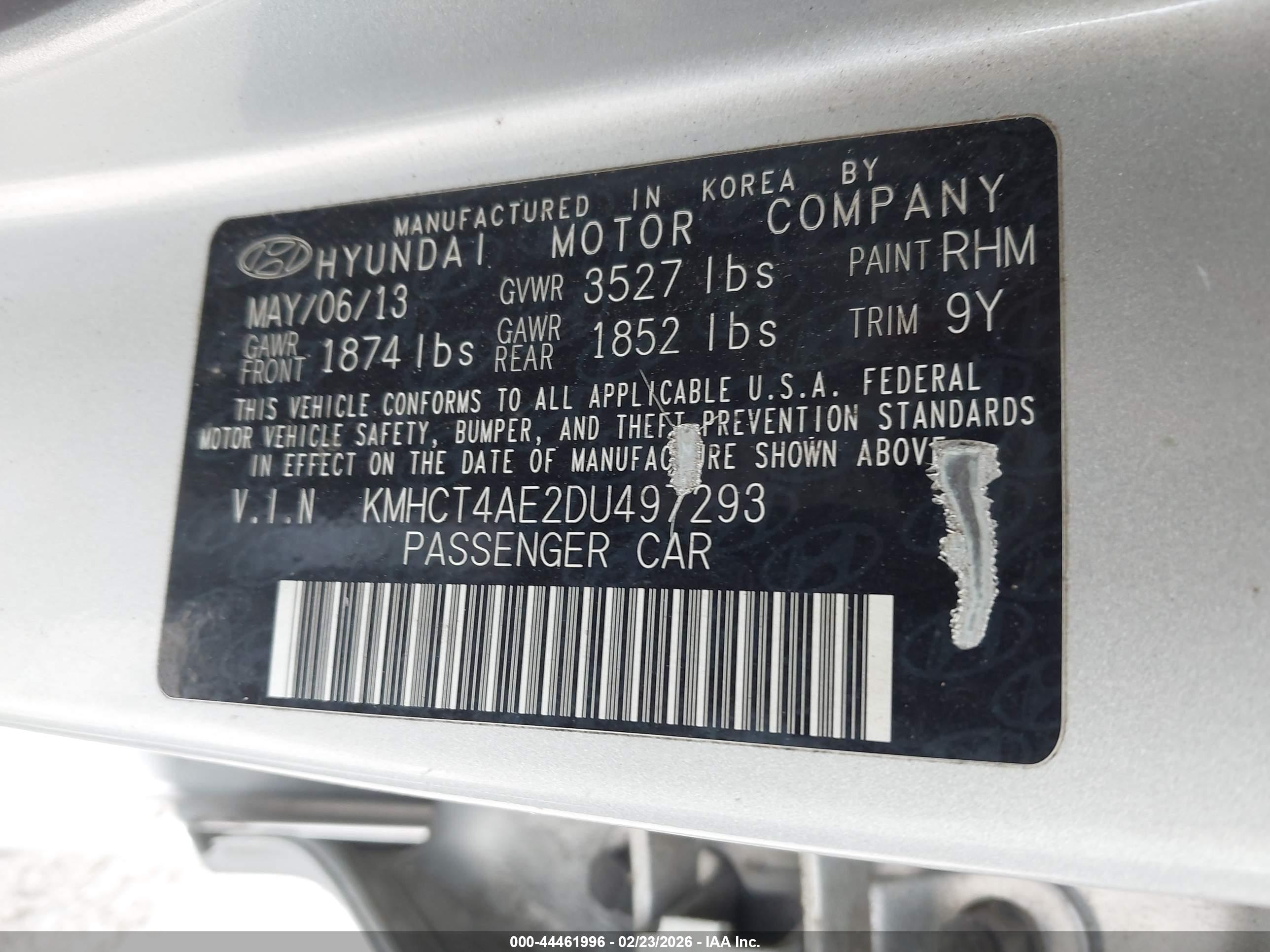 HYUNDAI ACCENT image 9