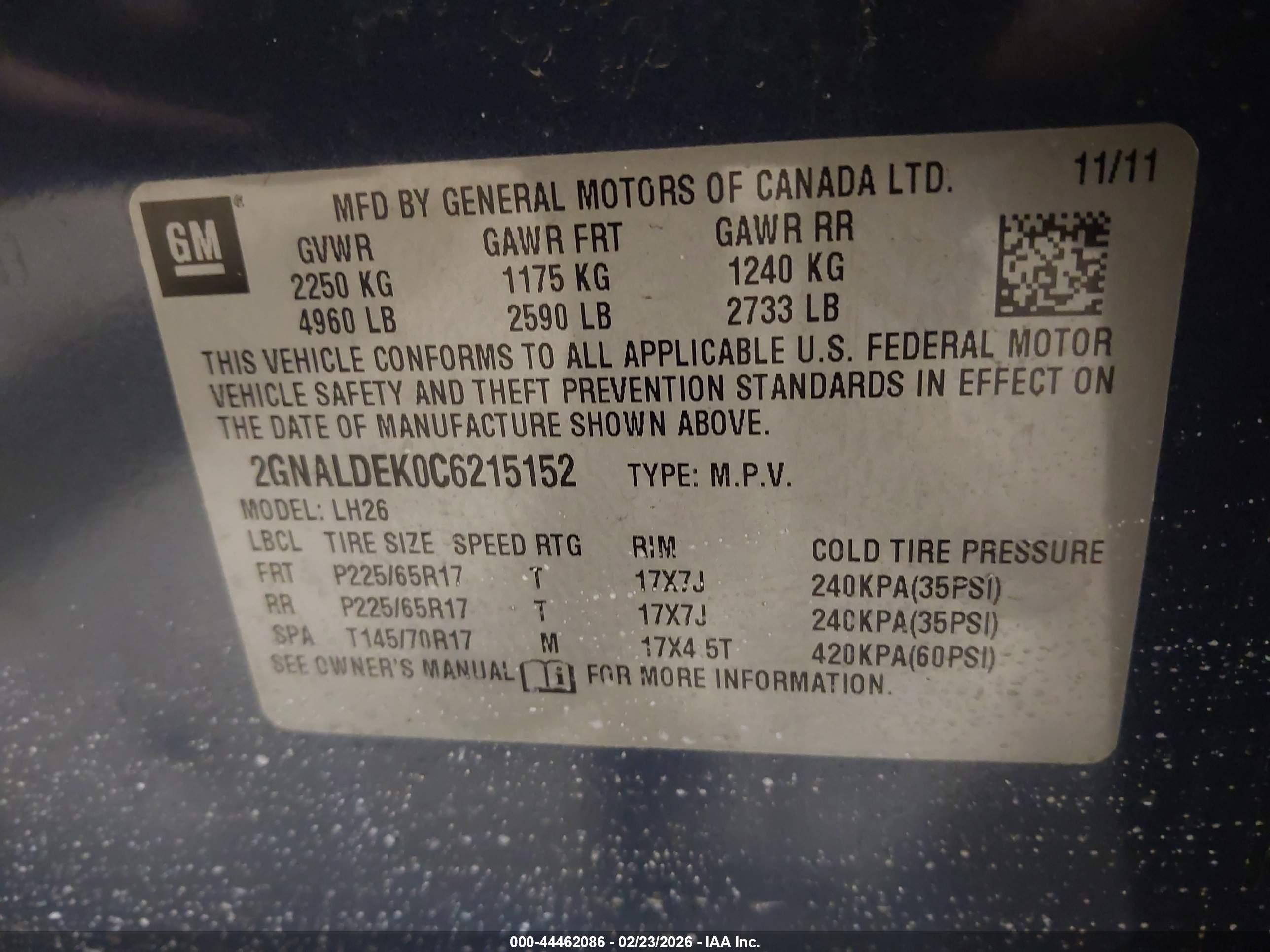 CHEVROLET EQUINOX image 9