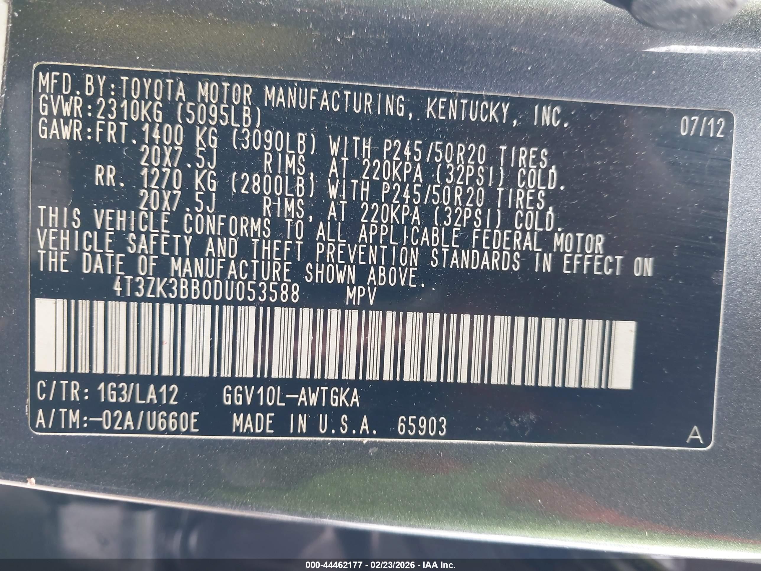 TOYOTA VENZA image 9