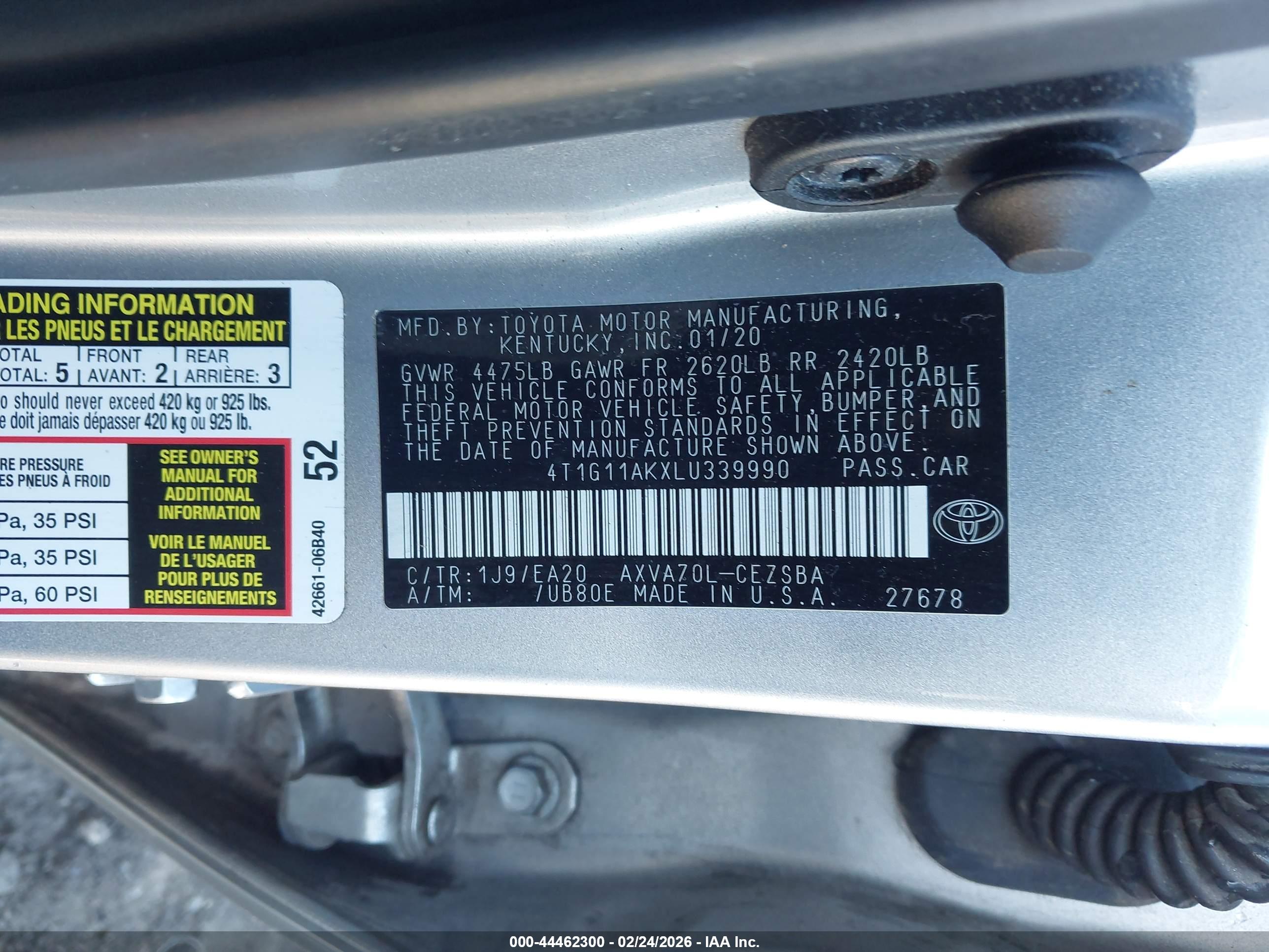 TOYOTA CAMRY image 9