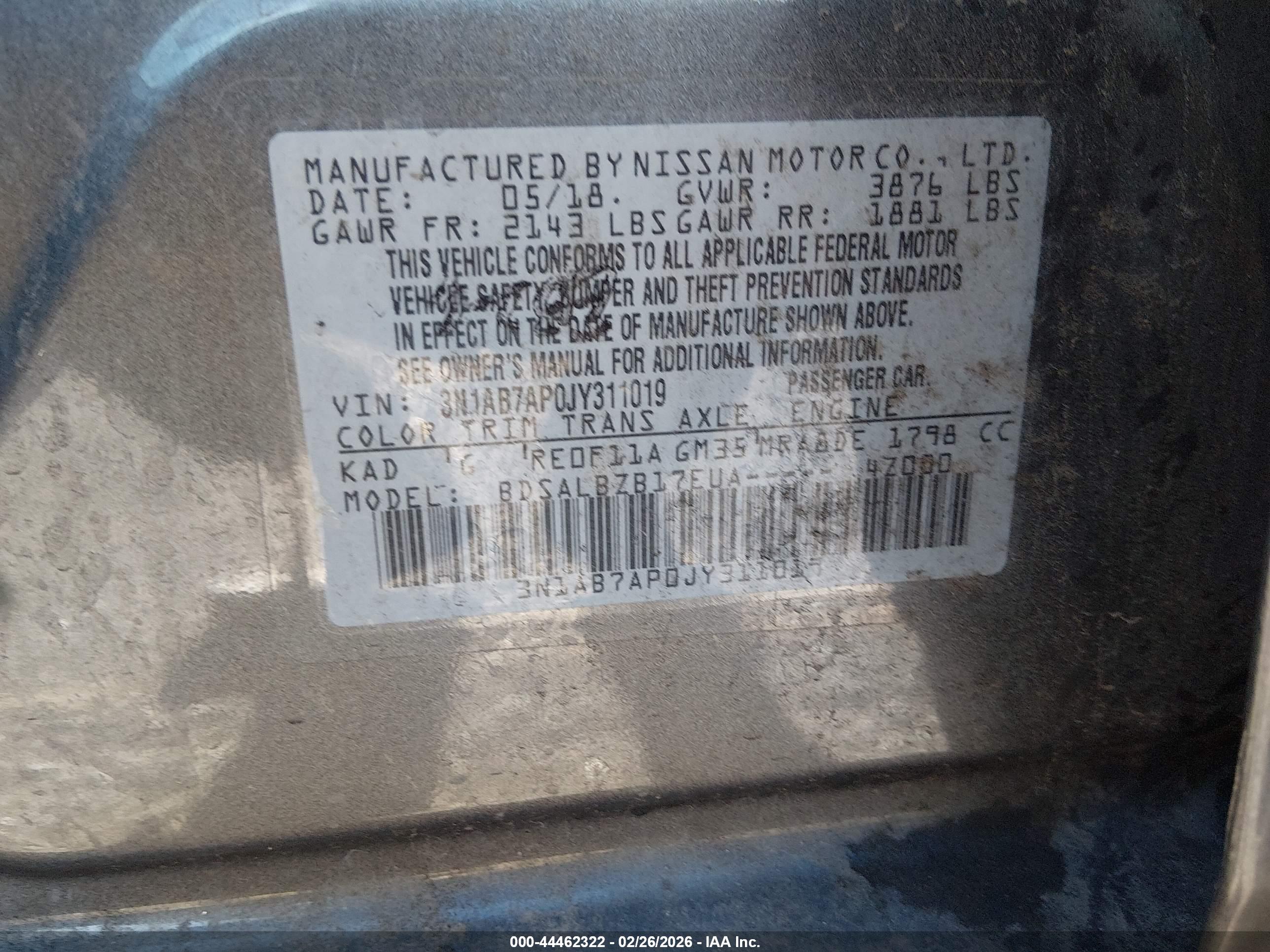 NISSAN SENTRA image 9