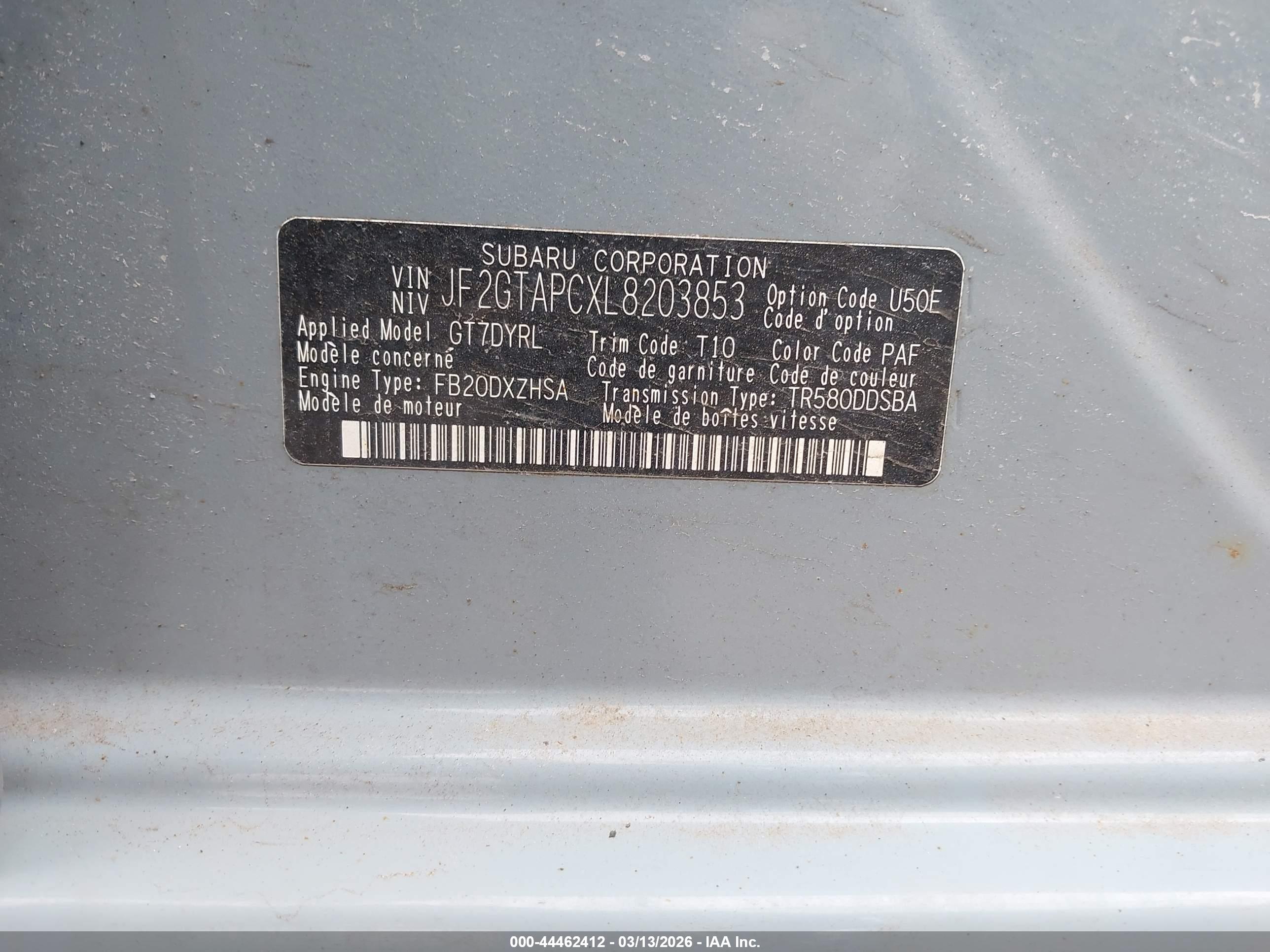 SUBARU CROSSTREK image 9