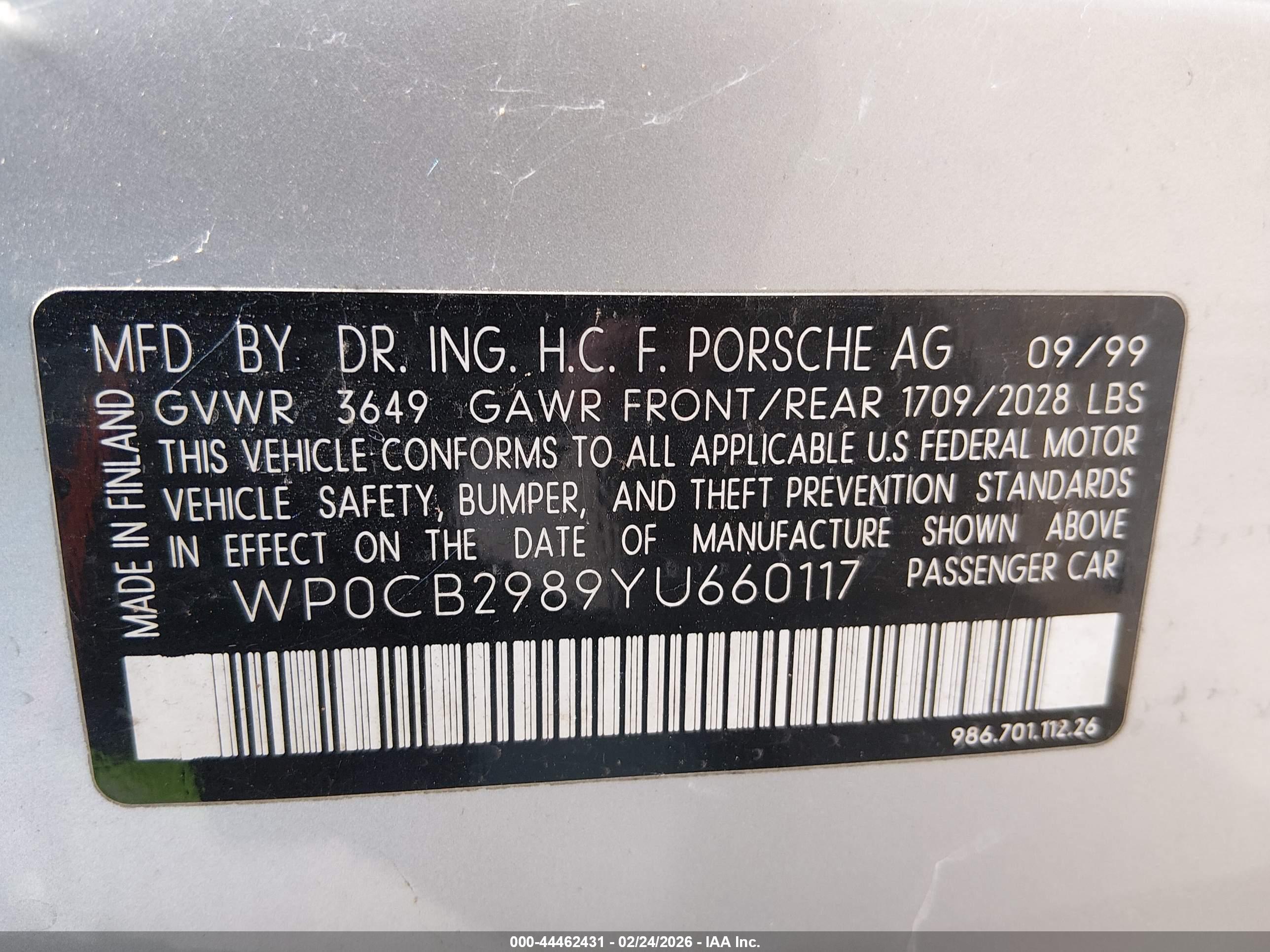 PORSCHE BOXSTER image 9
