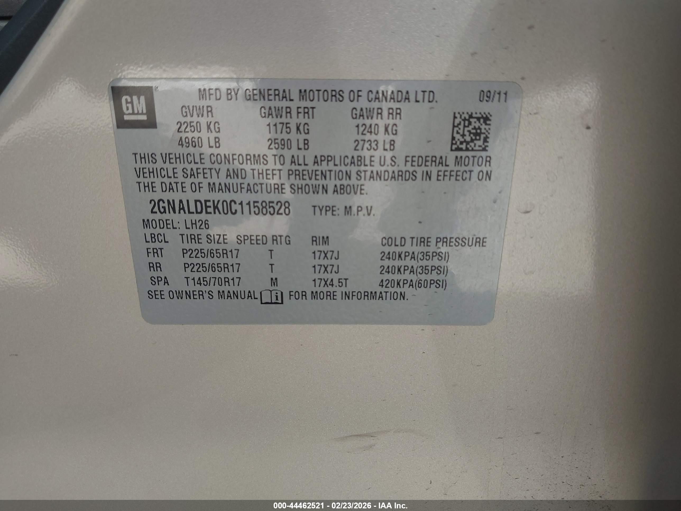 CHEVROLET EQUINOX image 9