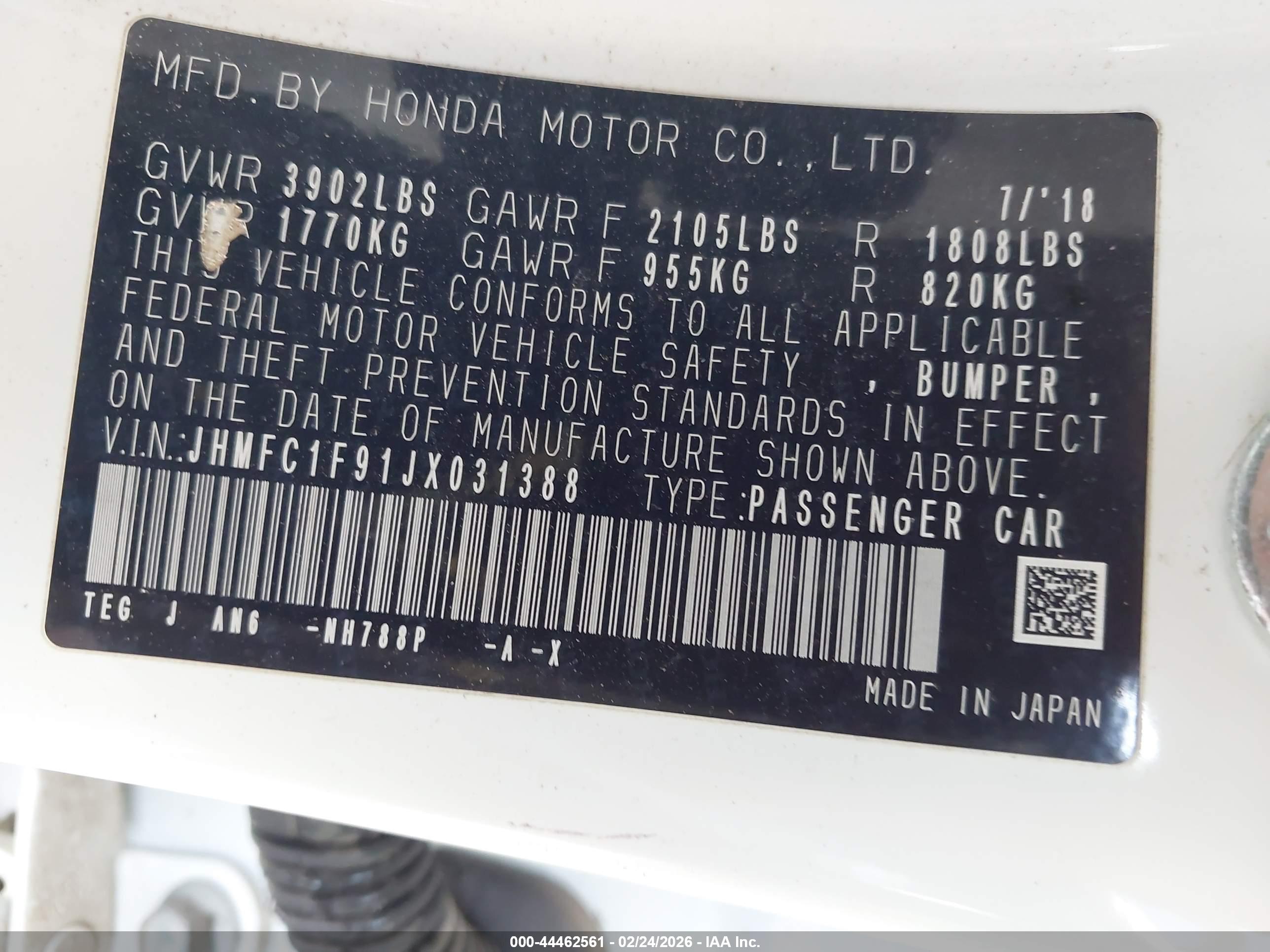 HONDA CIVIC image 9