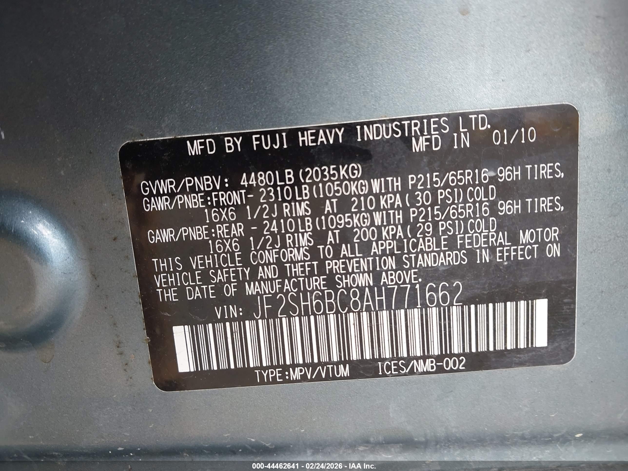 SUBARU FORESTER image 9