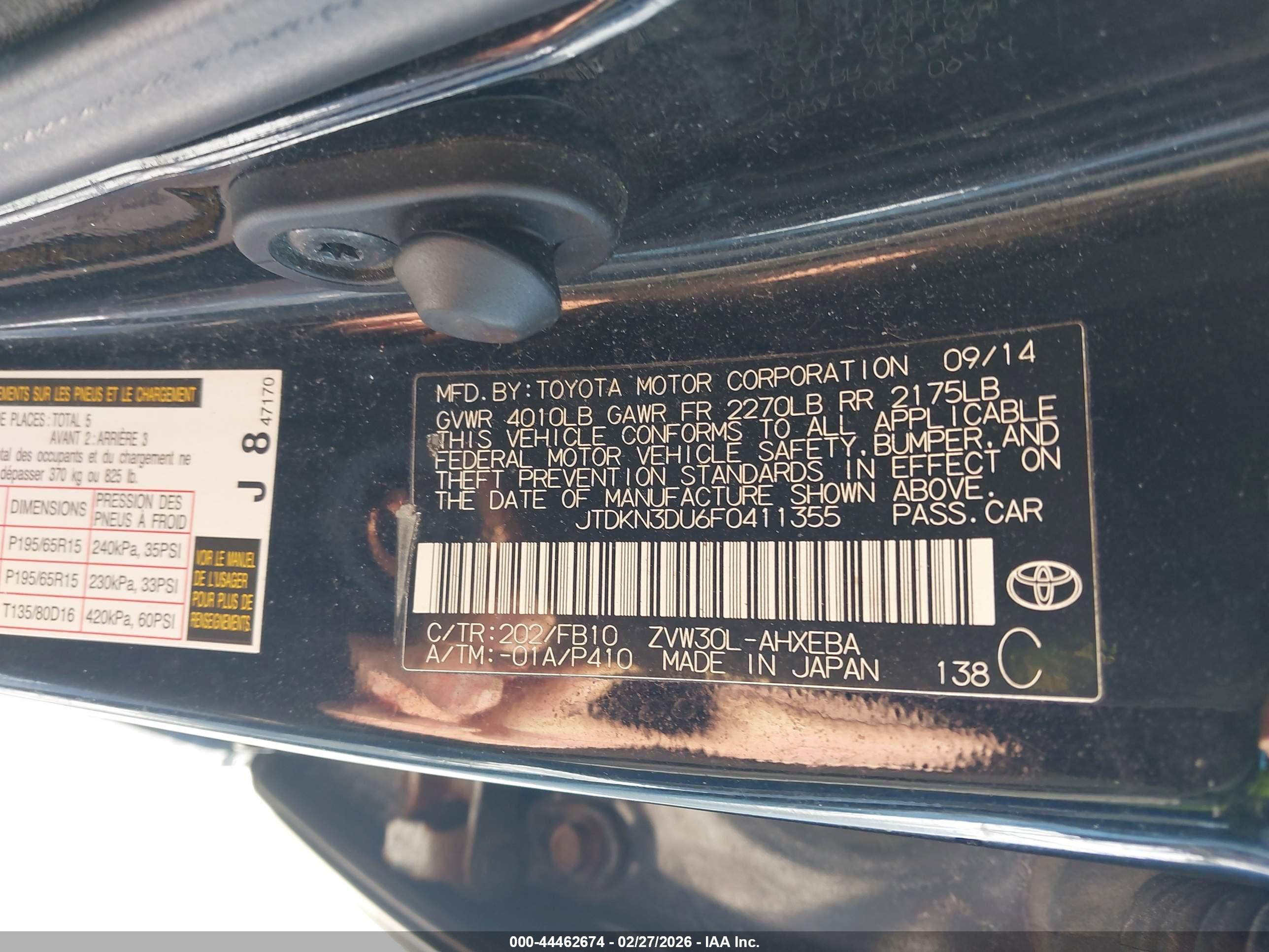 TOYOTA PRIUS image 9