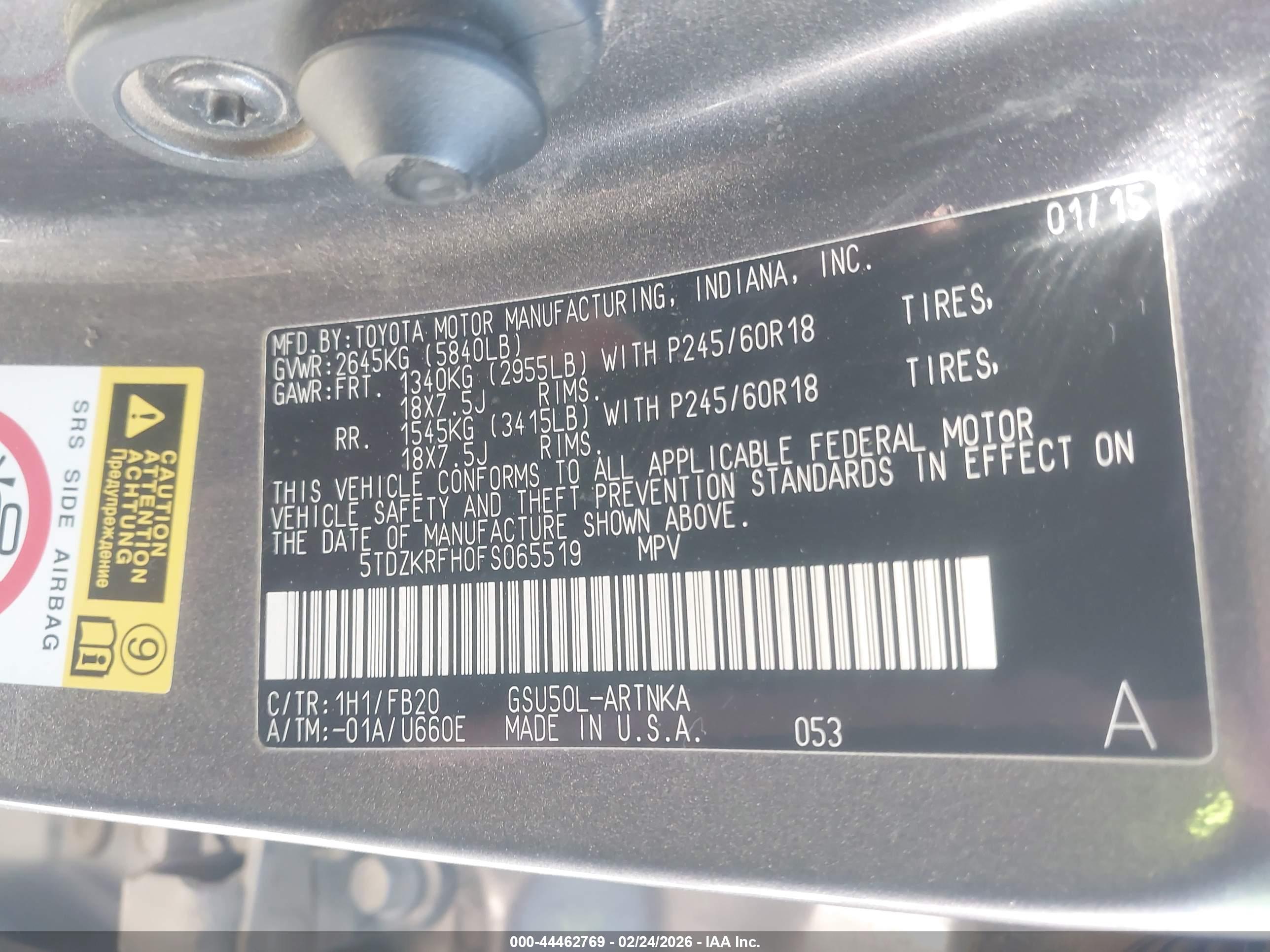 TOYOTA HIGHLANDER image 9