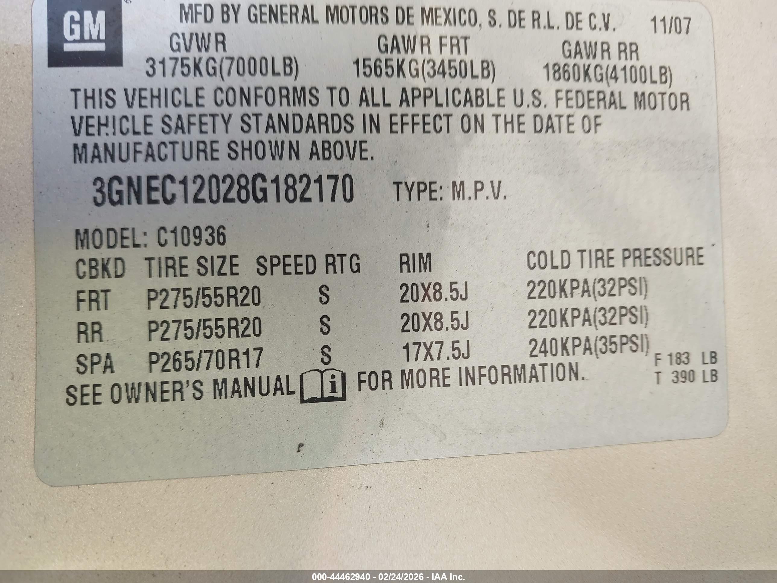 CHEVROLET AVALANCHE image 9