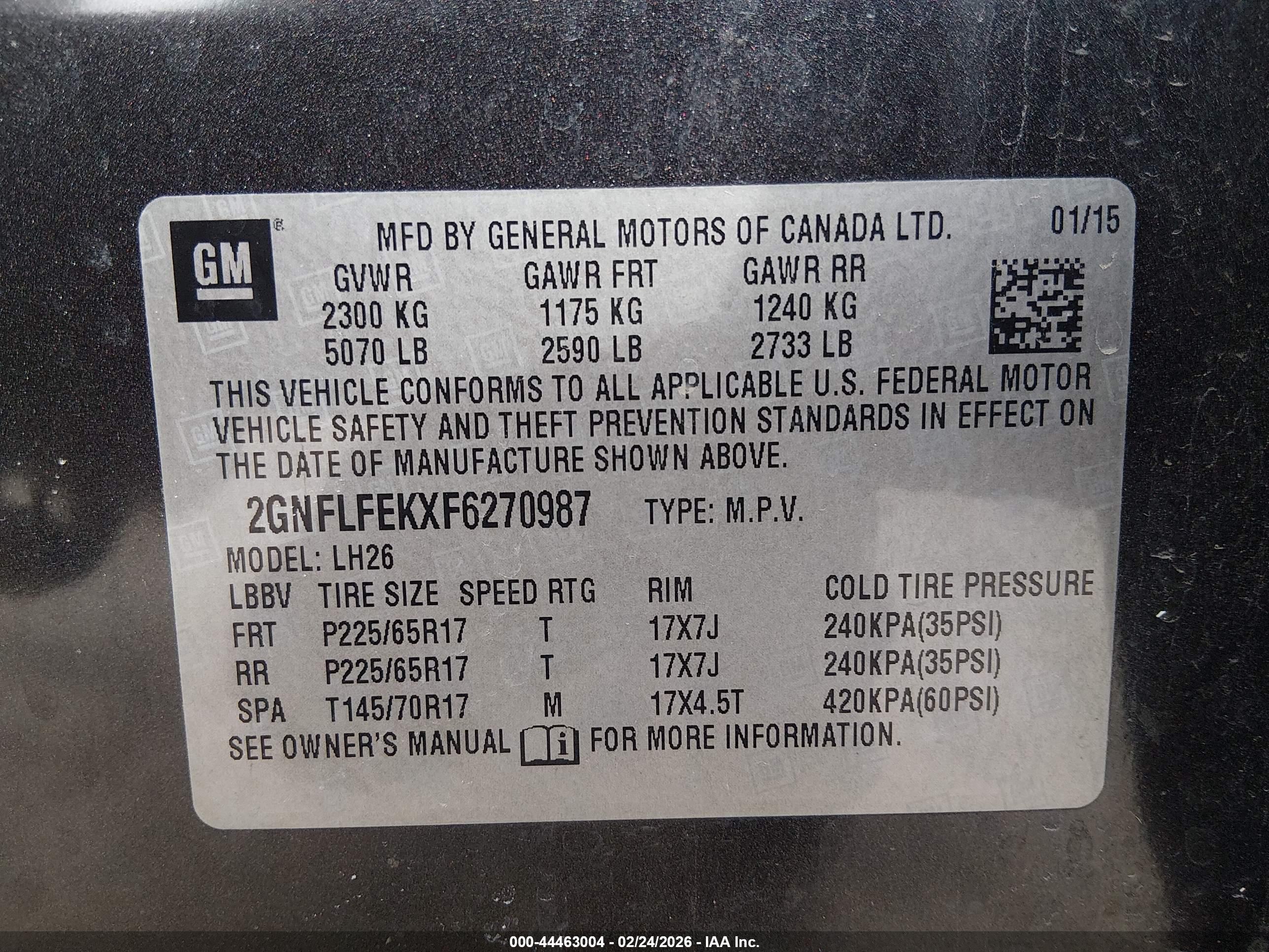 CHEVROLET EQUINOX image 9