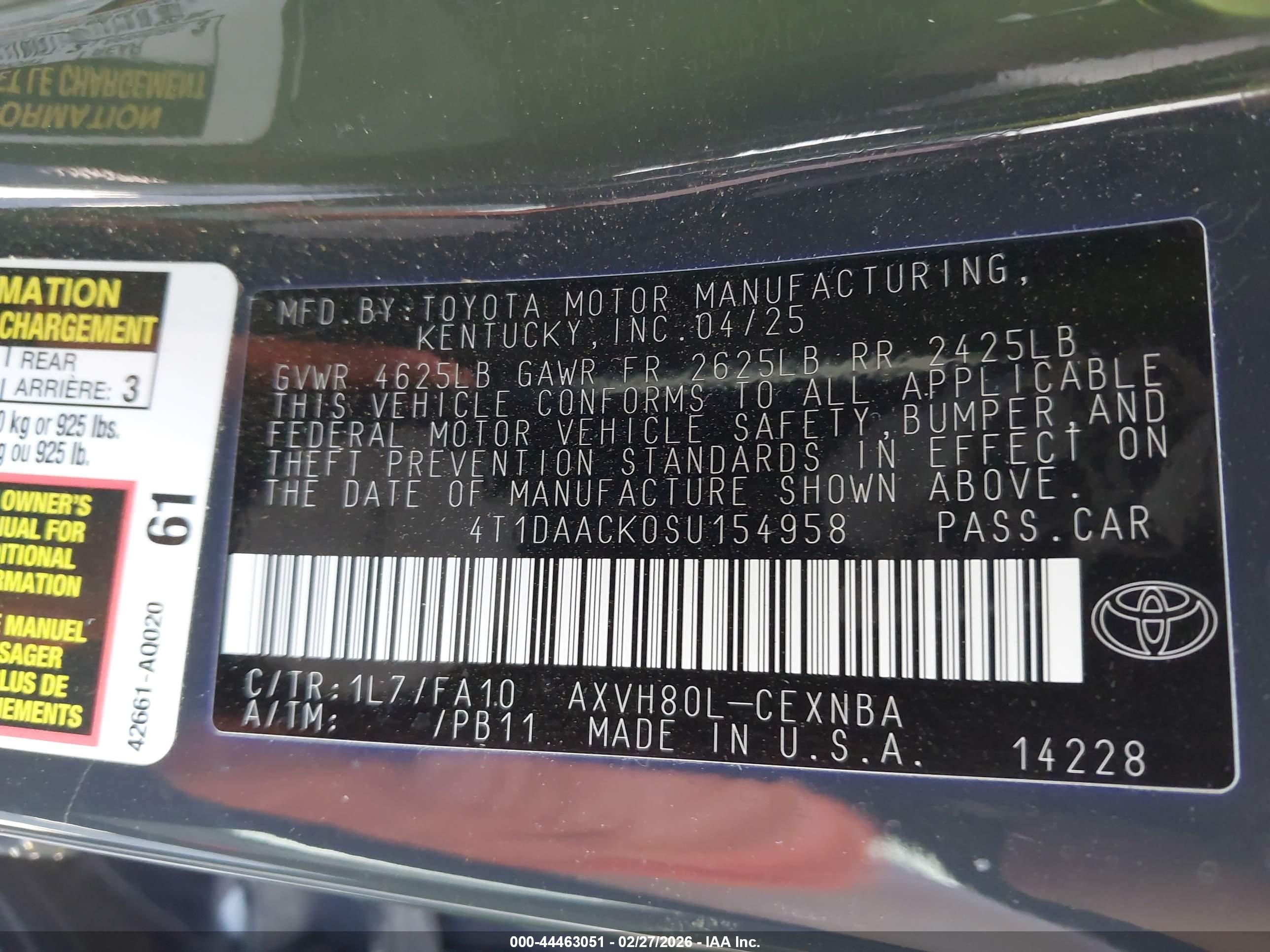 TOYOTA CAMRY image 9