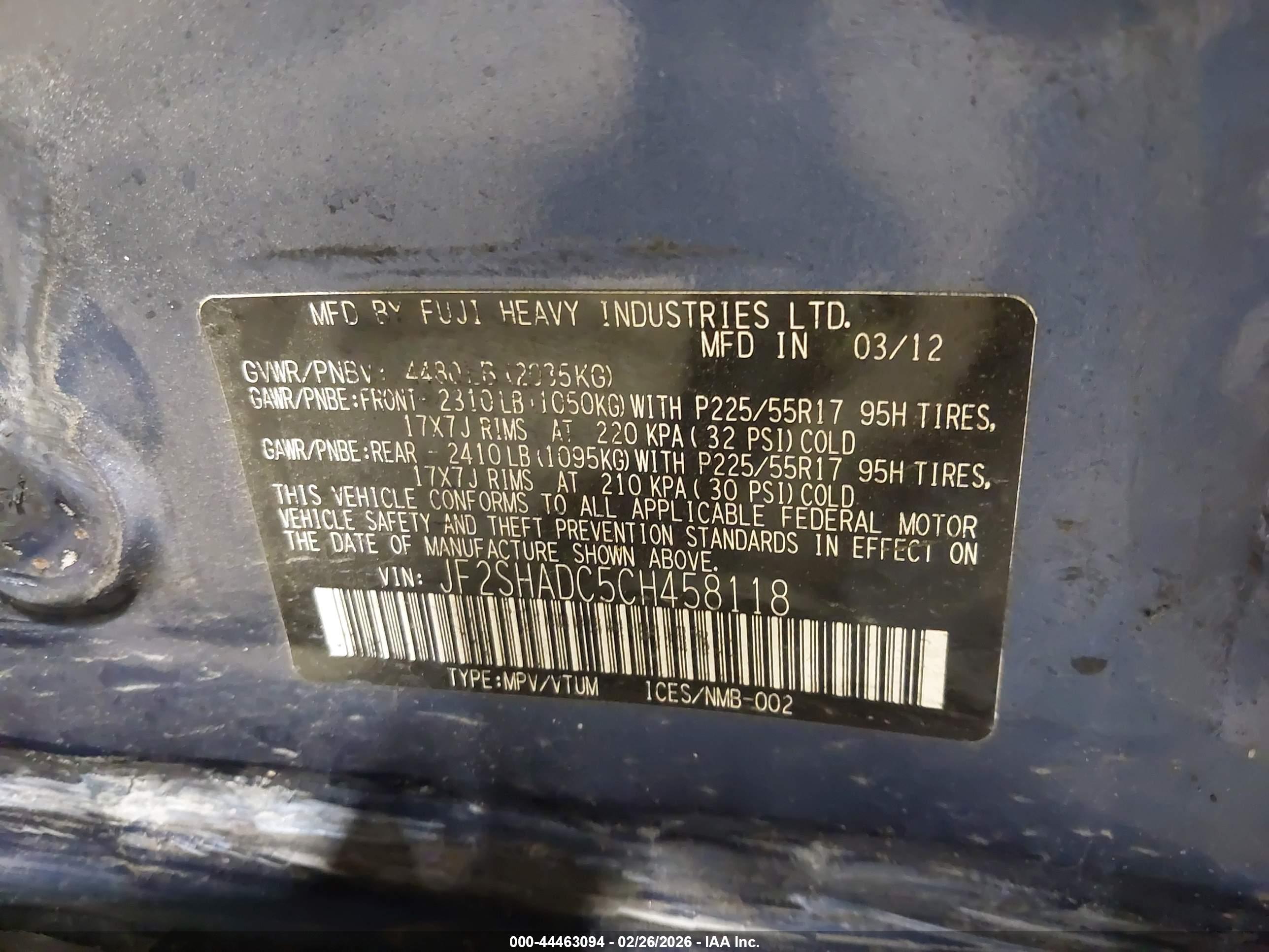SUBARU FORESTER image 9