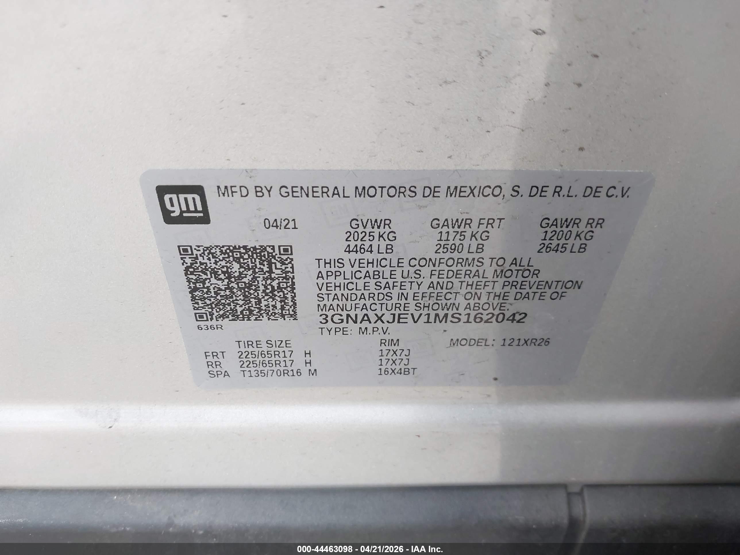 CHEVROLET EQUINOX image 9