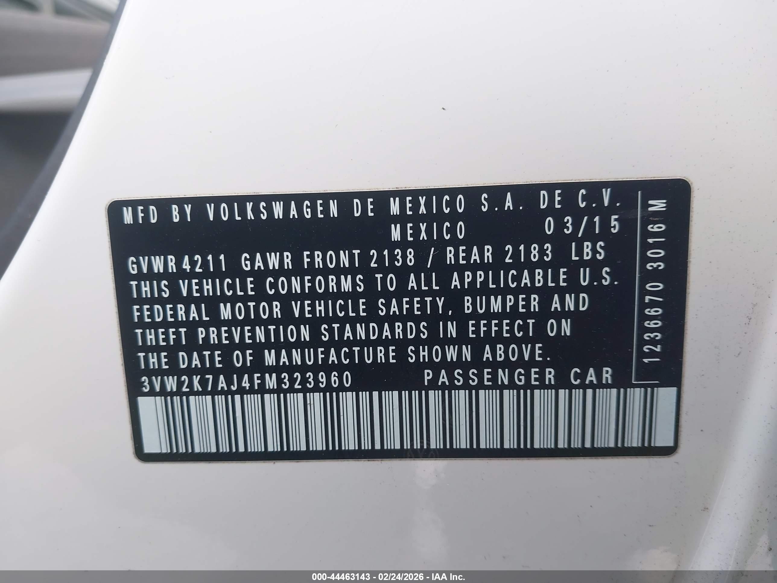 VOLKSWAGEN JETTA image 9