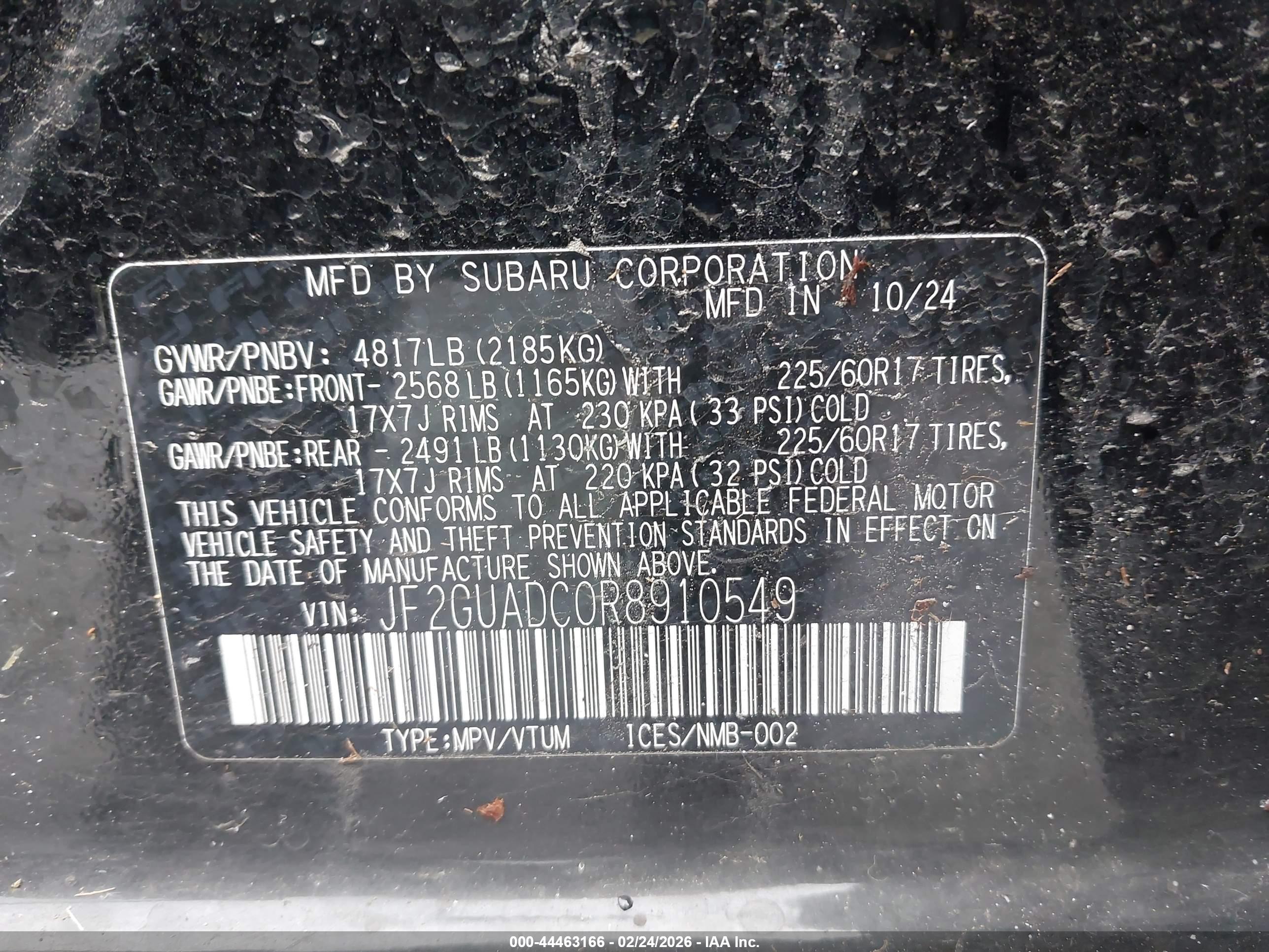 SUBARU CROSSTREK image 9