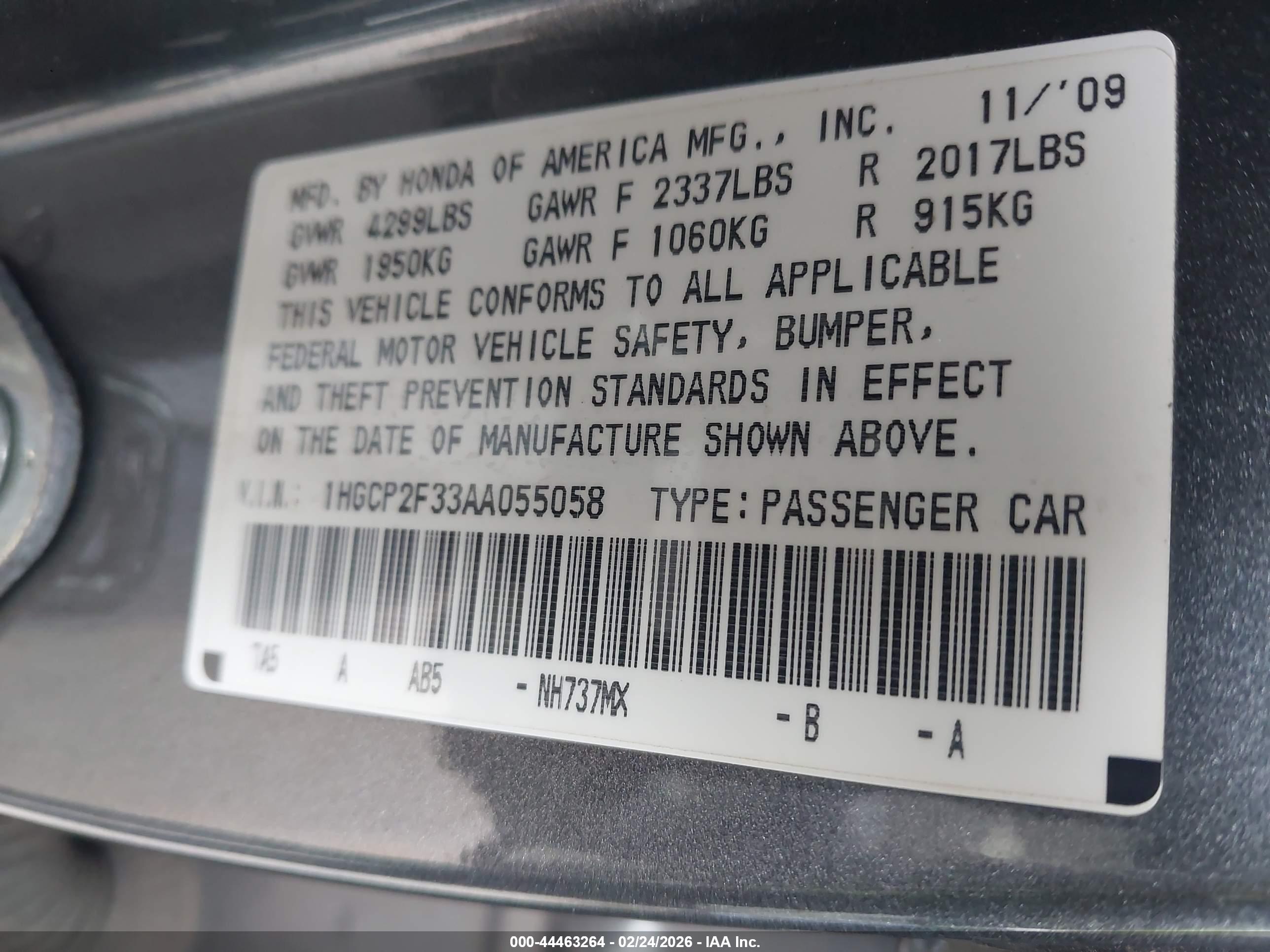 HONDA ACCORD image 9