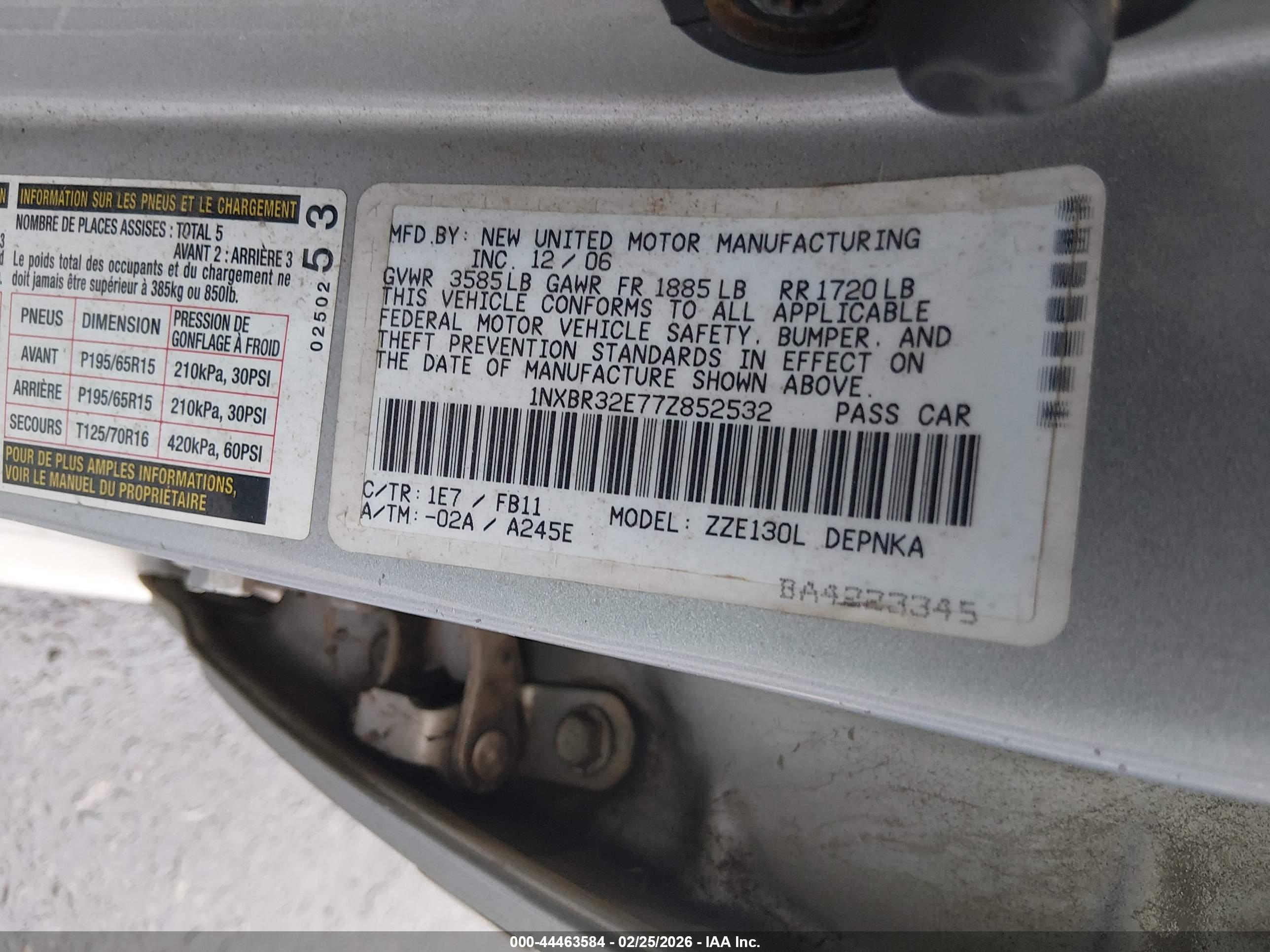 TOYOTA COROLLA image 9