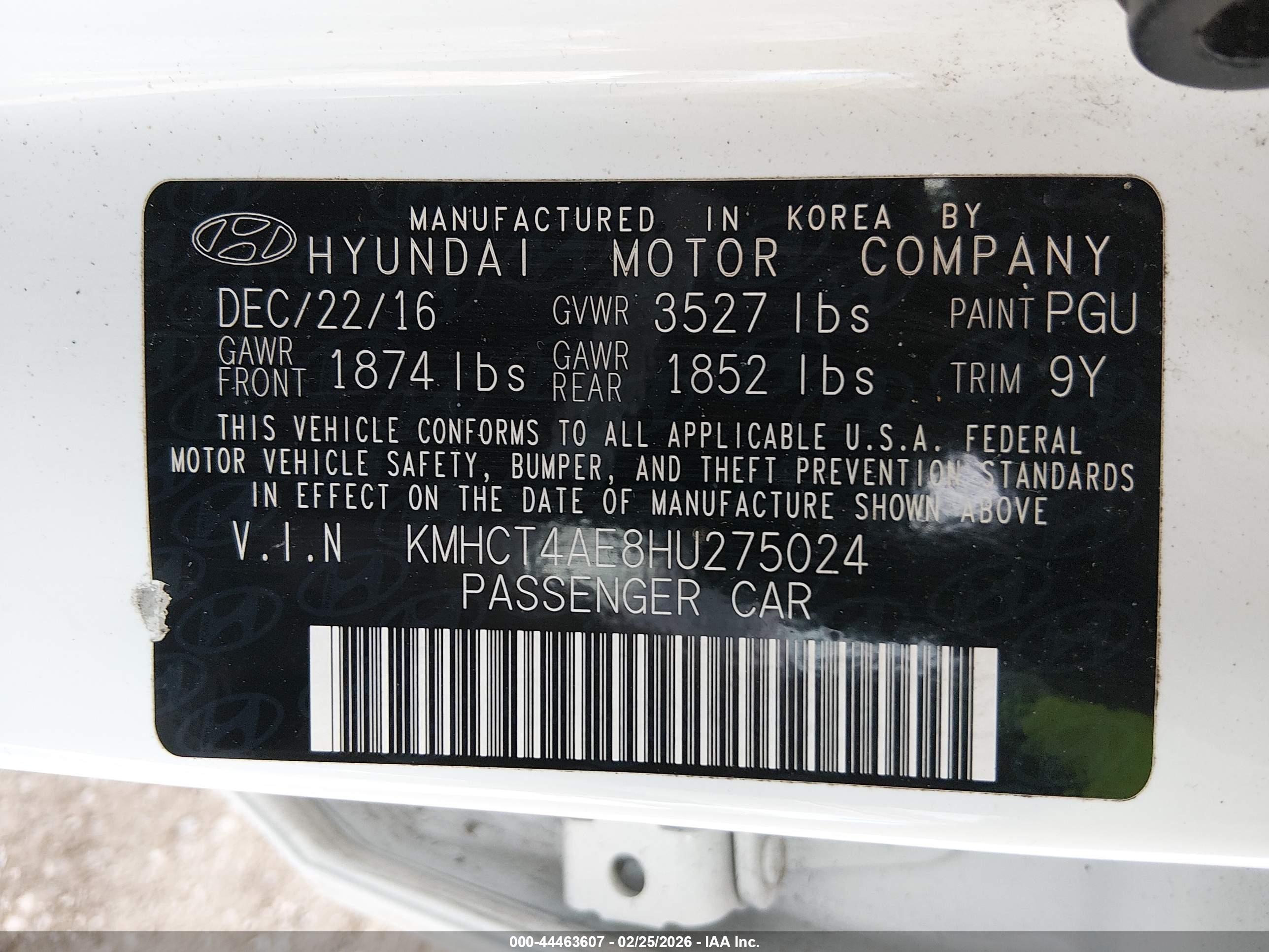 HYUNDAI ACCENT image 9