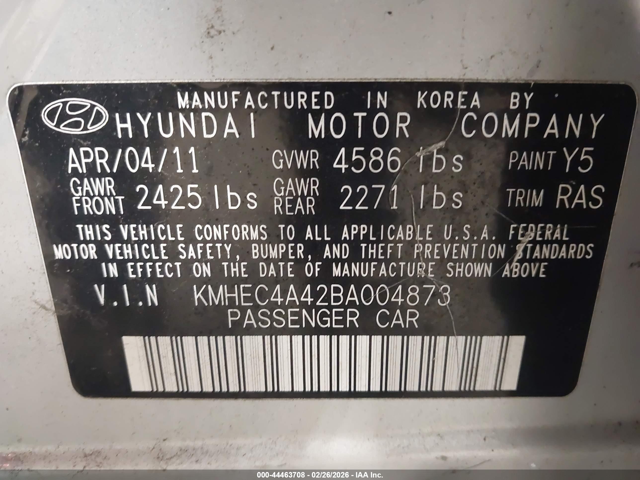 HYUNDAI SONATA image 9