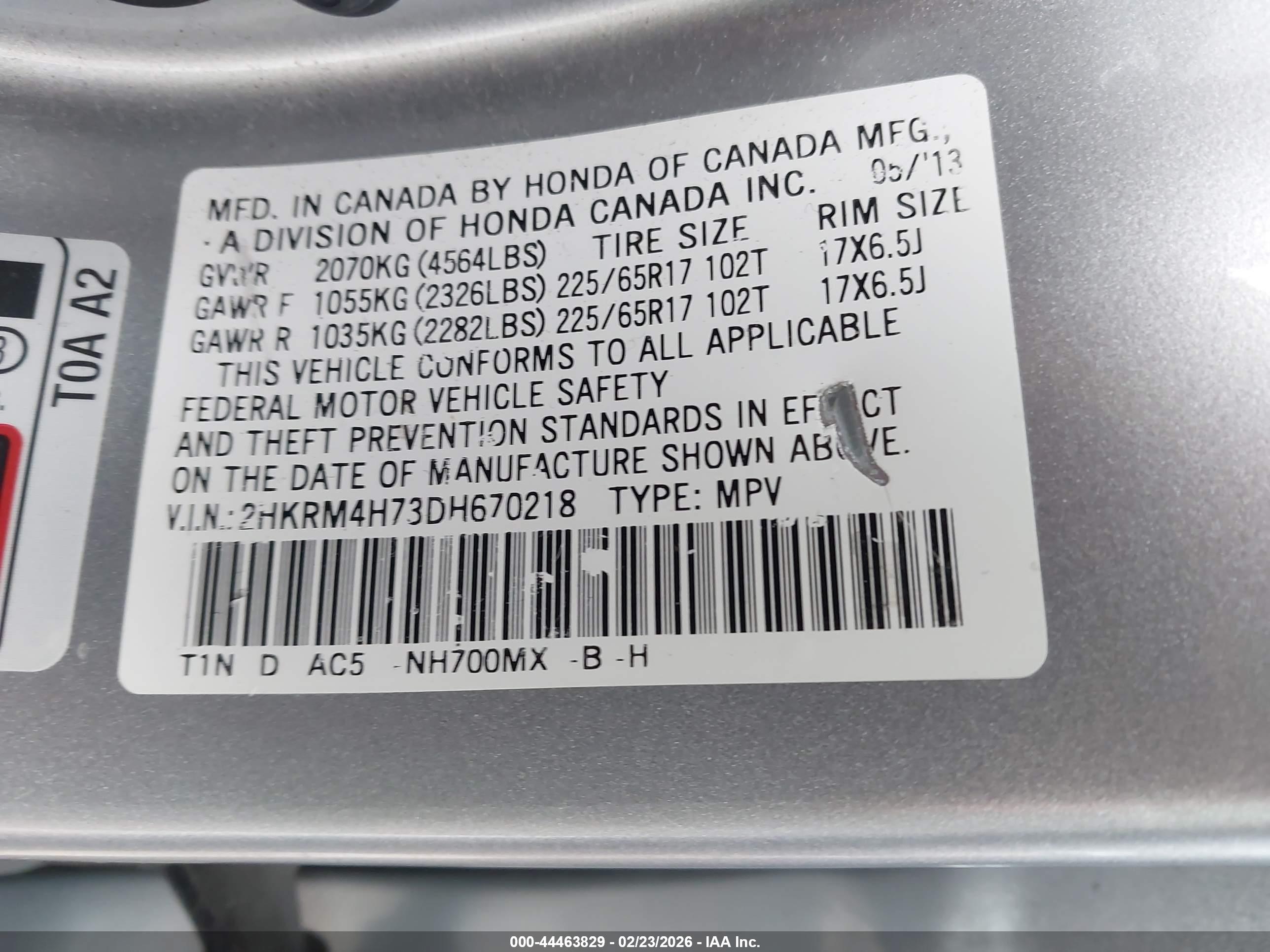 HONDA CR-V image 9