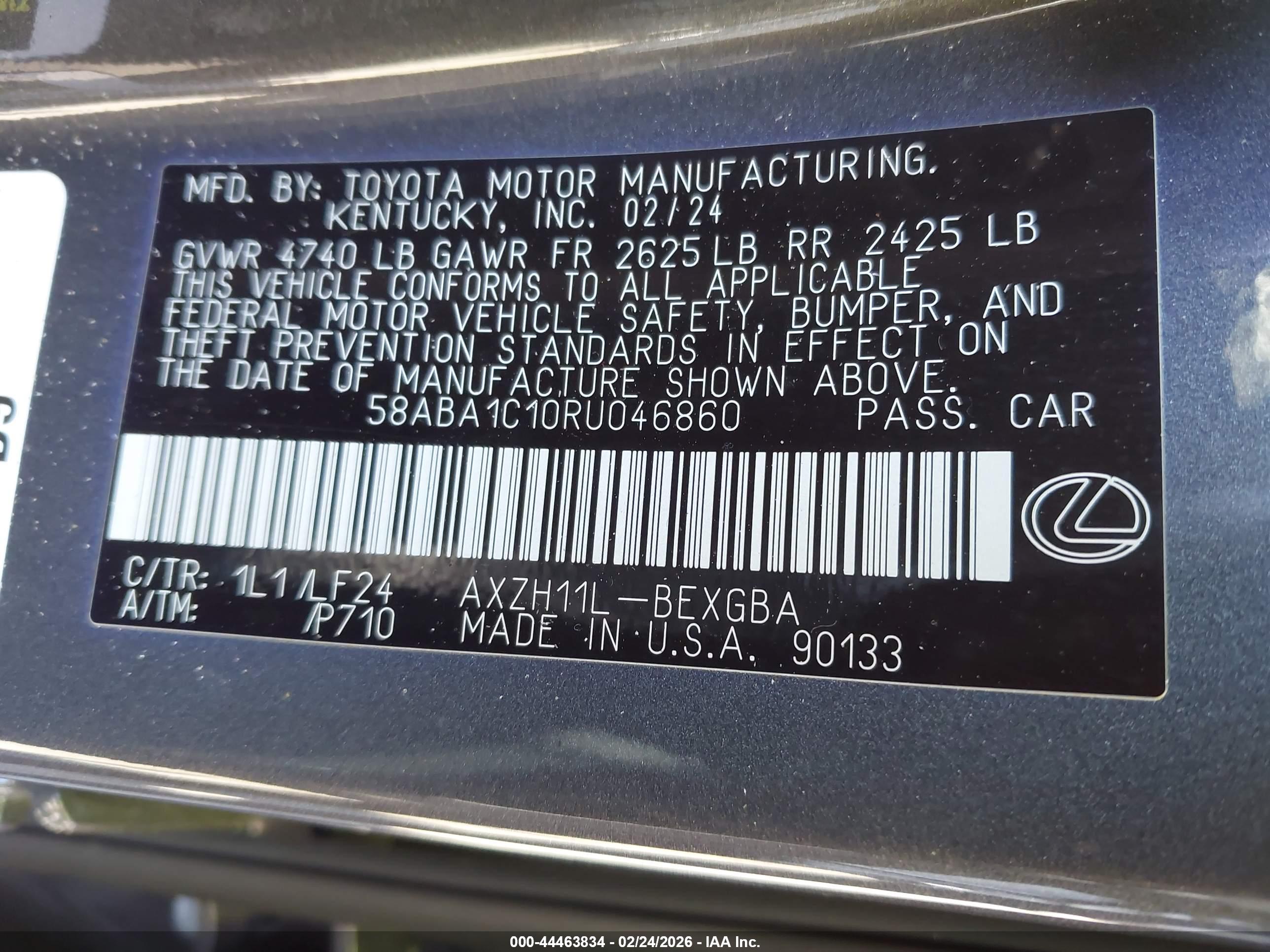 LEXUS ES image 9