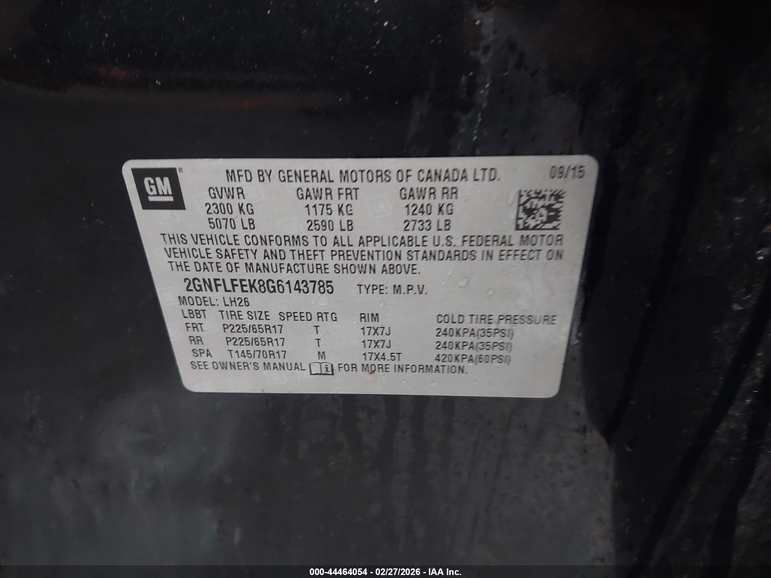 CHEVROLET EQUINOX image 9