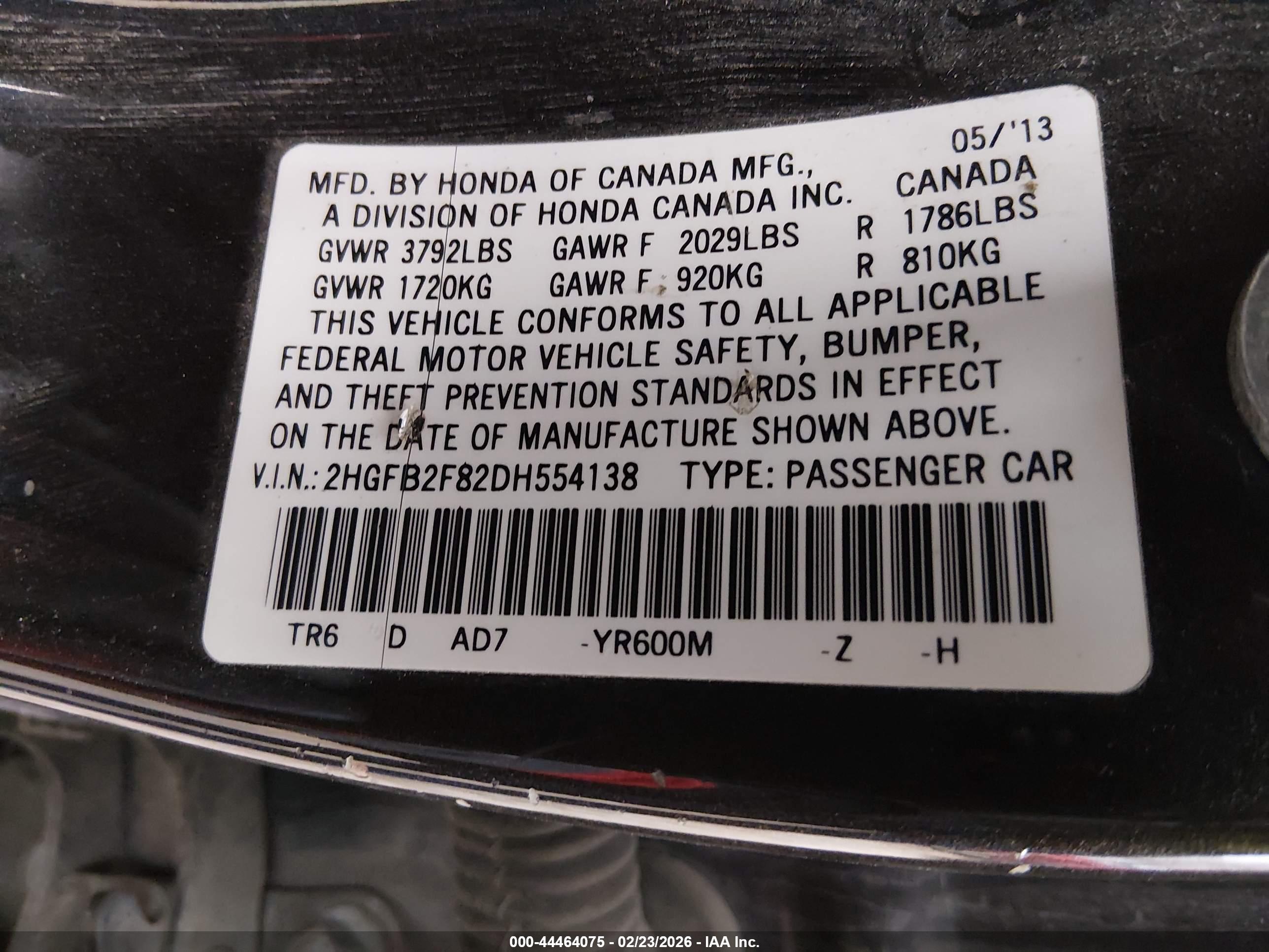 HONDA CIVIC image 9