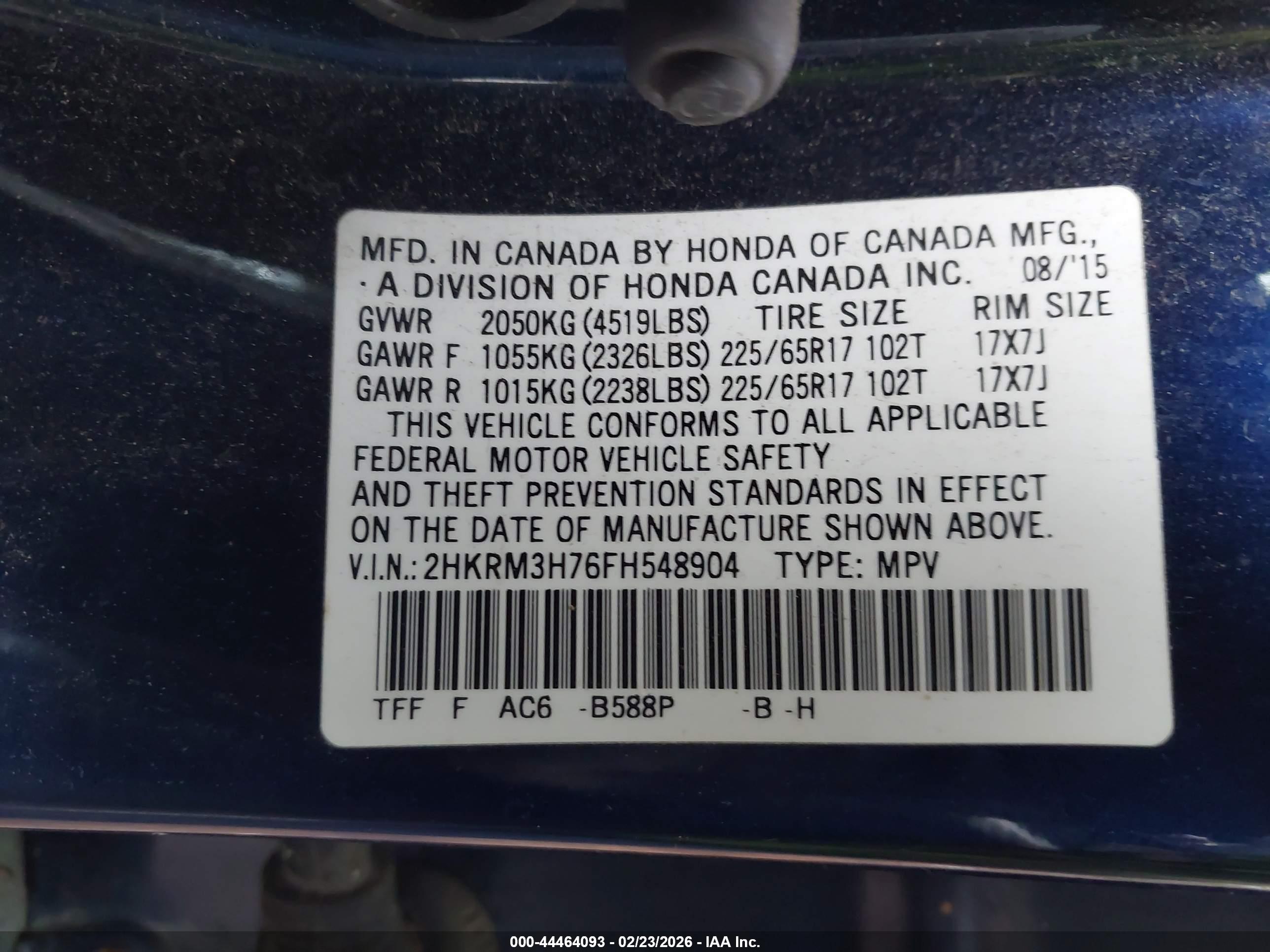HONDA CR-V image 9