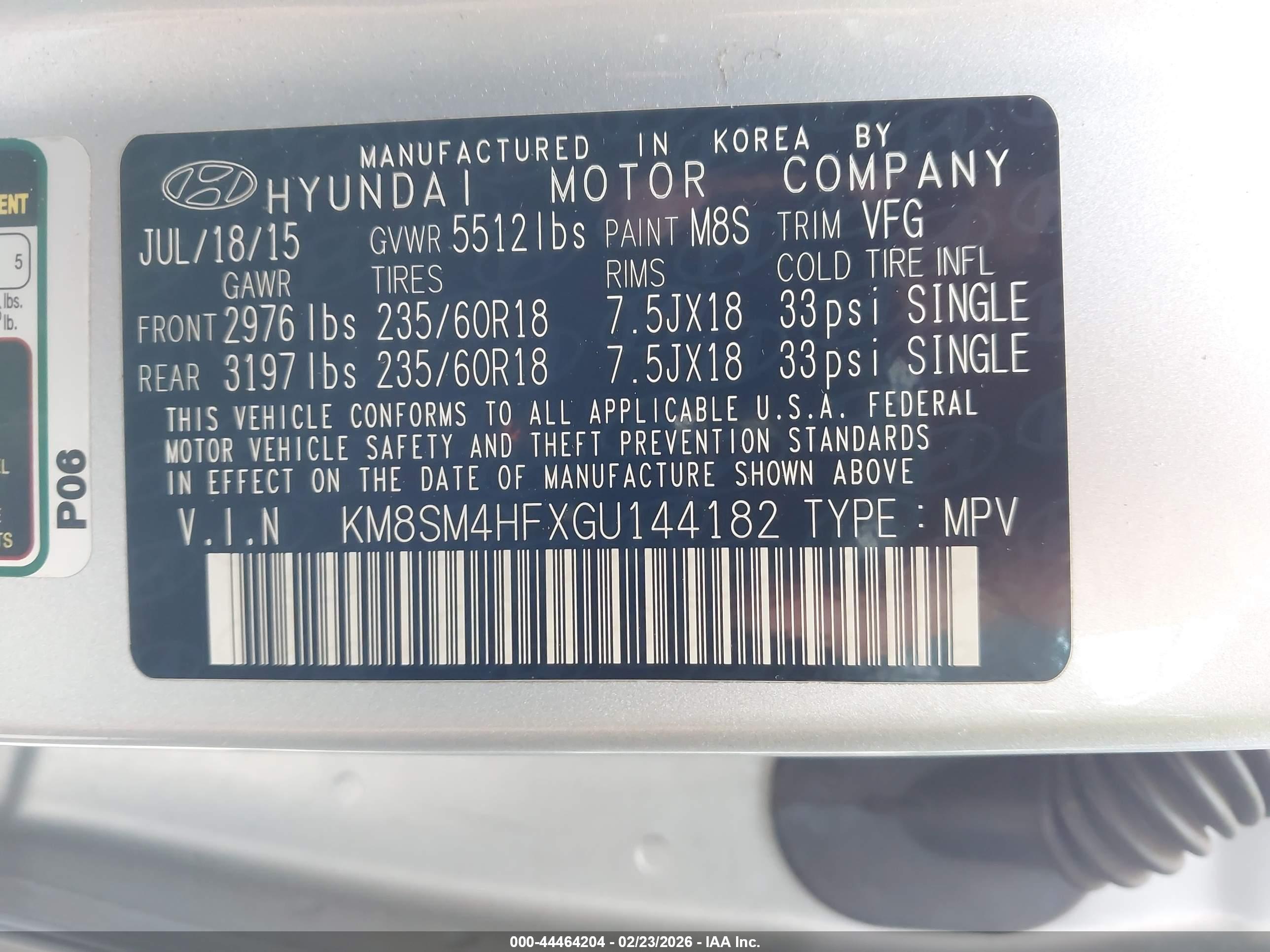 HYUNDAI SANTA image 9