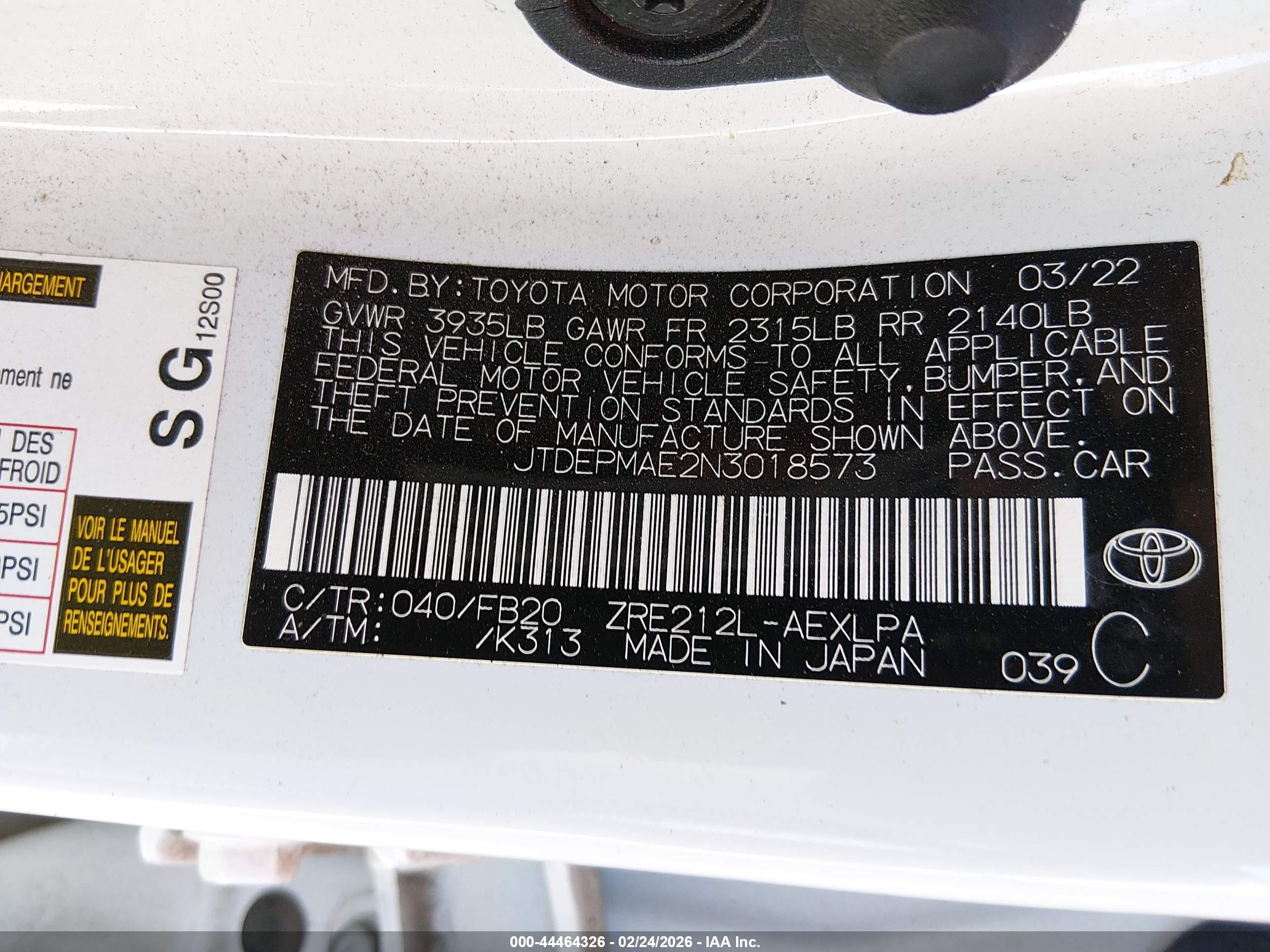 TOYOTA COROLLA image 9