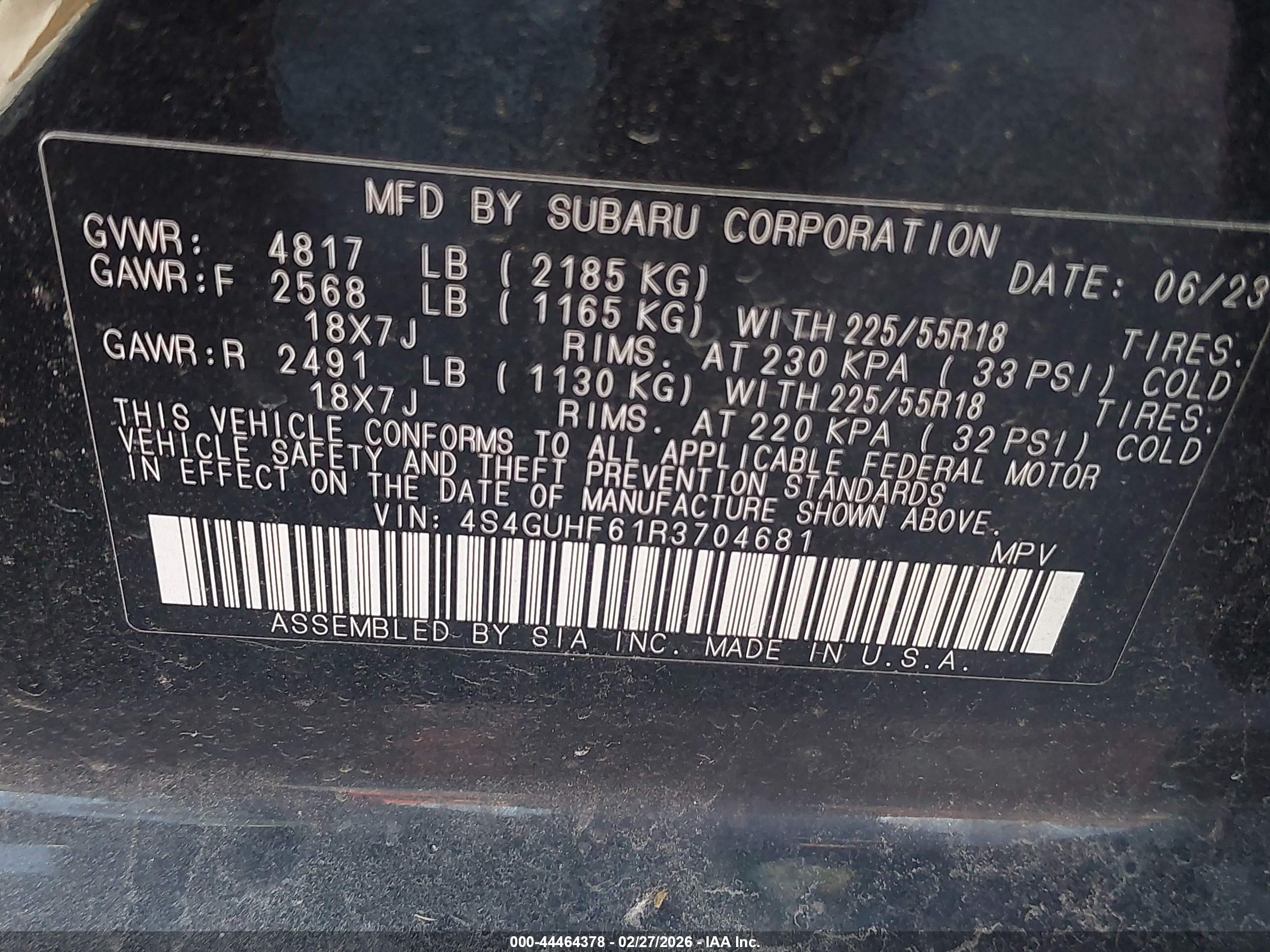 SUBARU CROSSTREK image 9