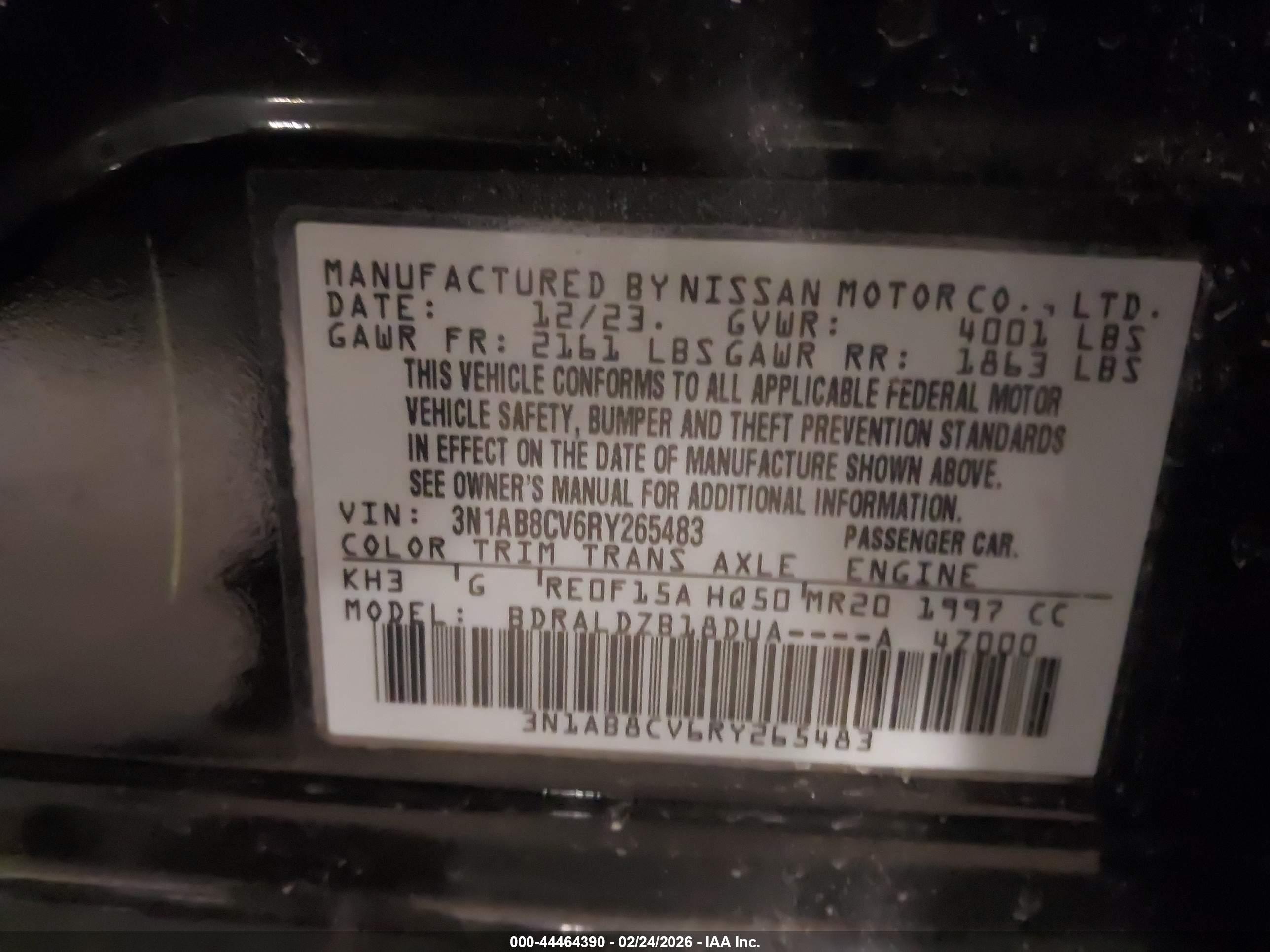 NISSAN SENTRA image 9