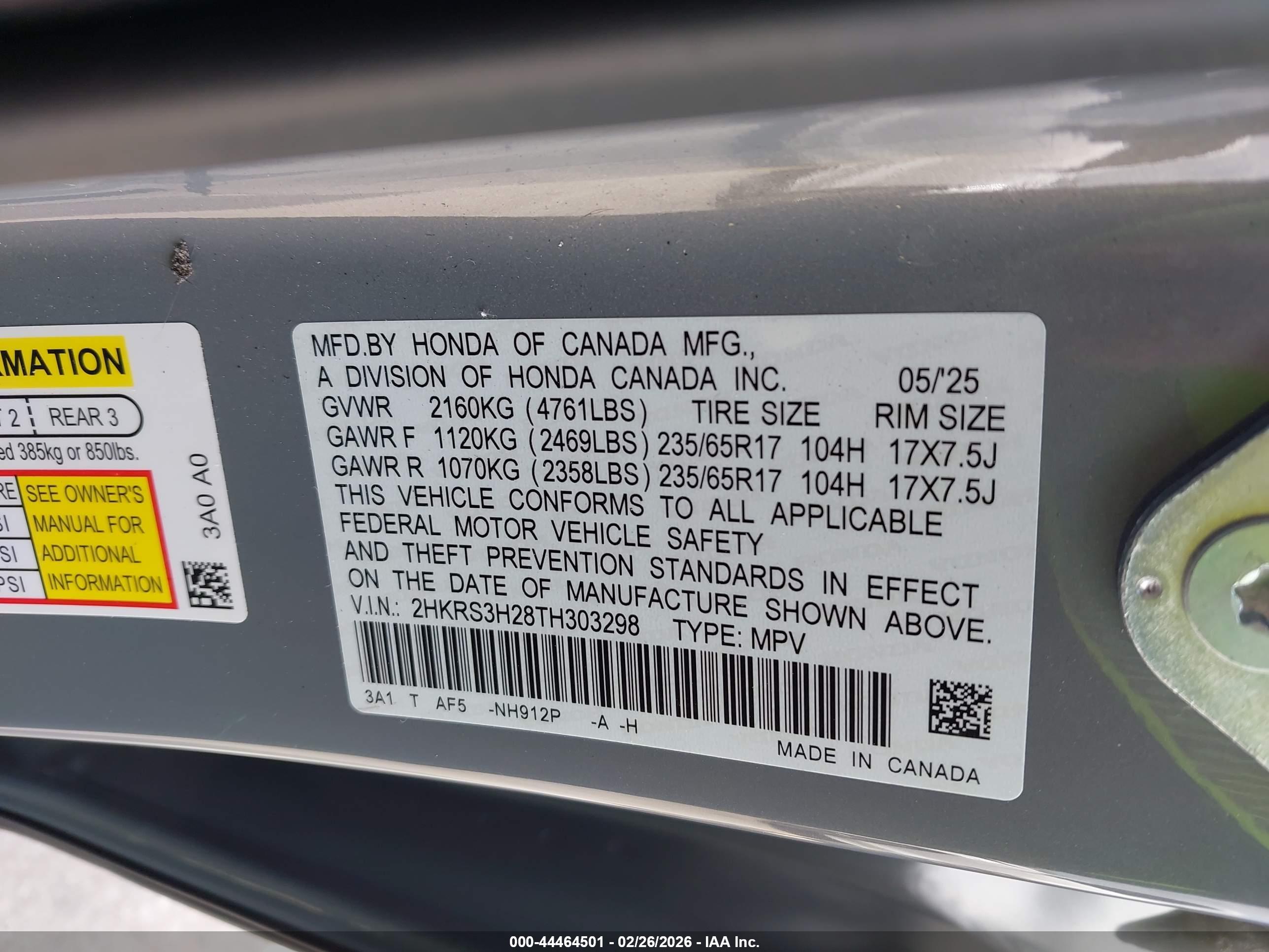 HONDA CR-V image 9