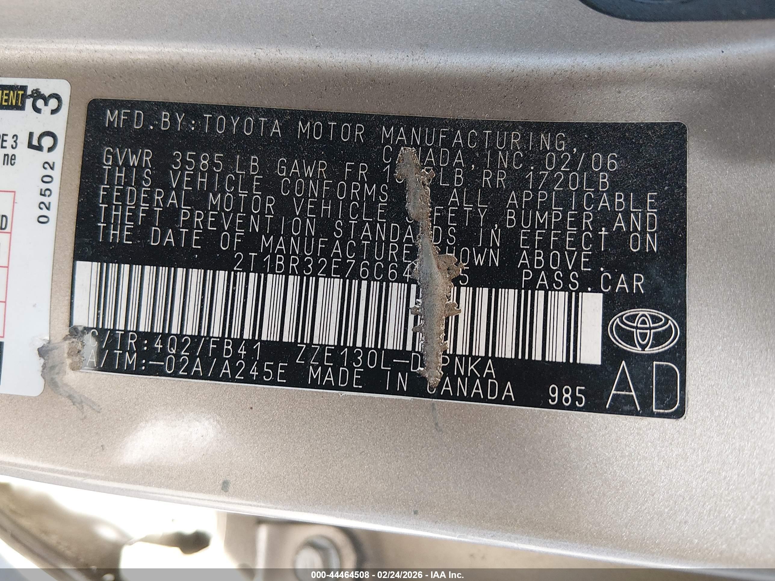 TOYOTA COROLLA image 9