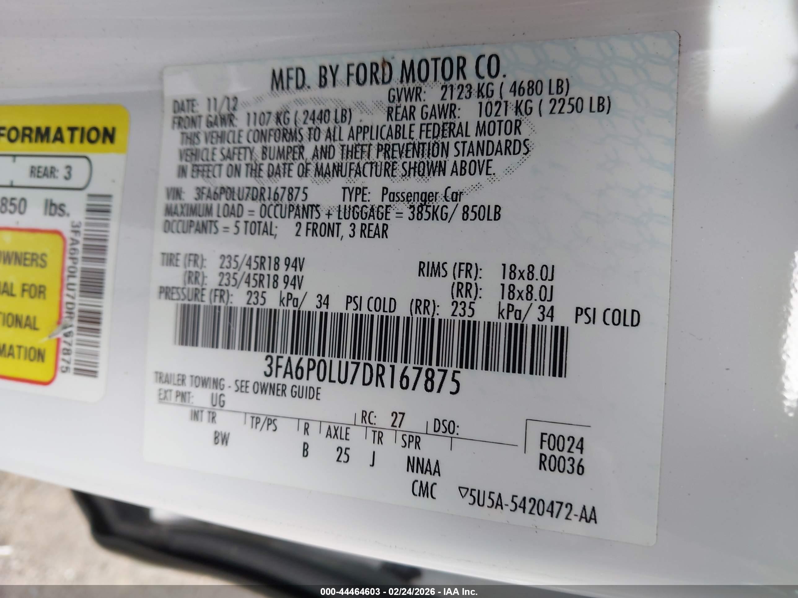 FORD FUSION image 9