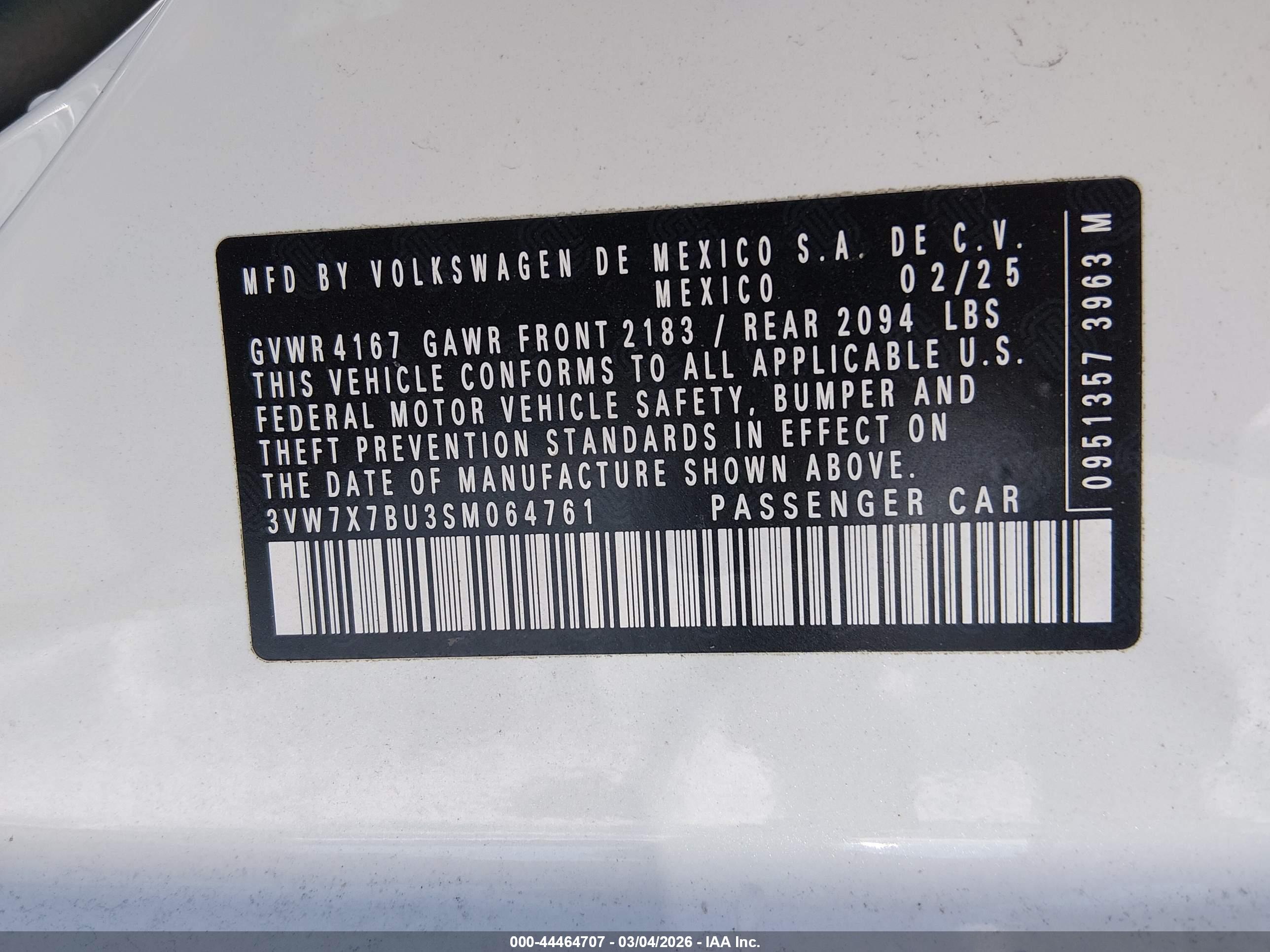 VOLKSWAGEN JETTA image 9