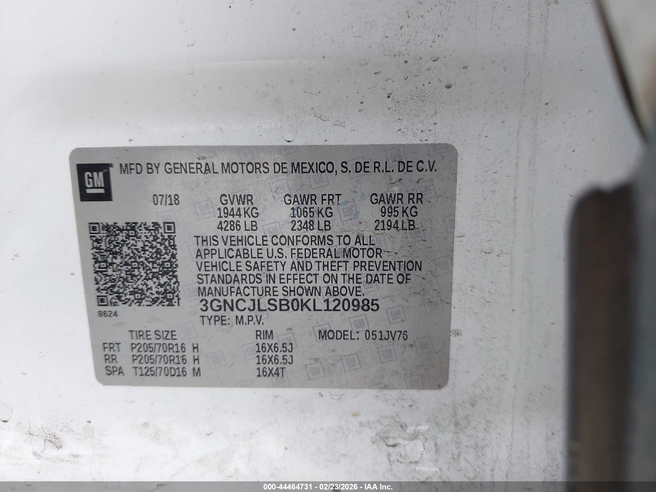CHEVROLET TRAX image 9