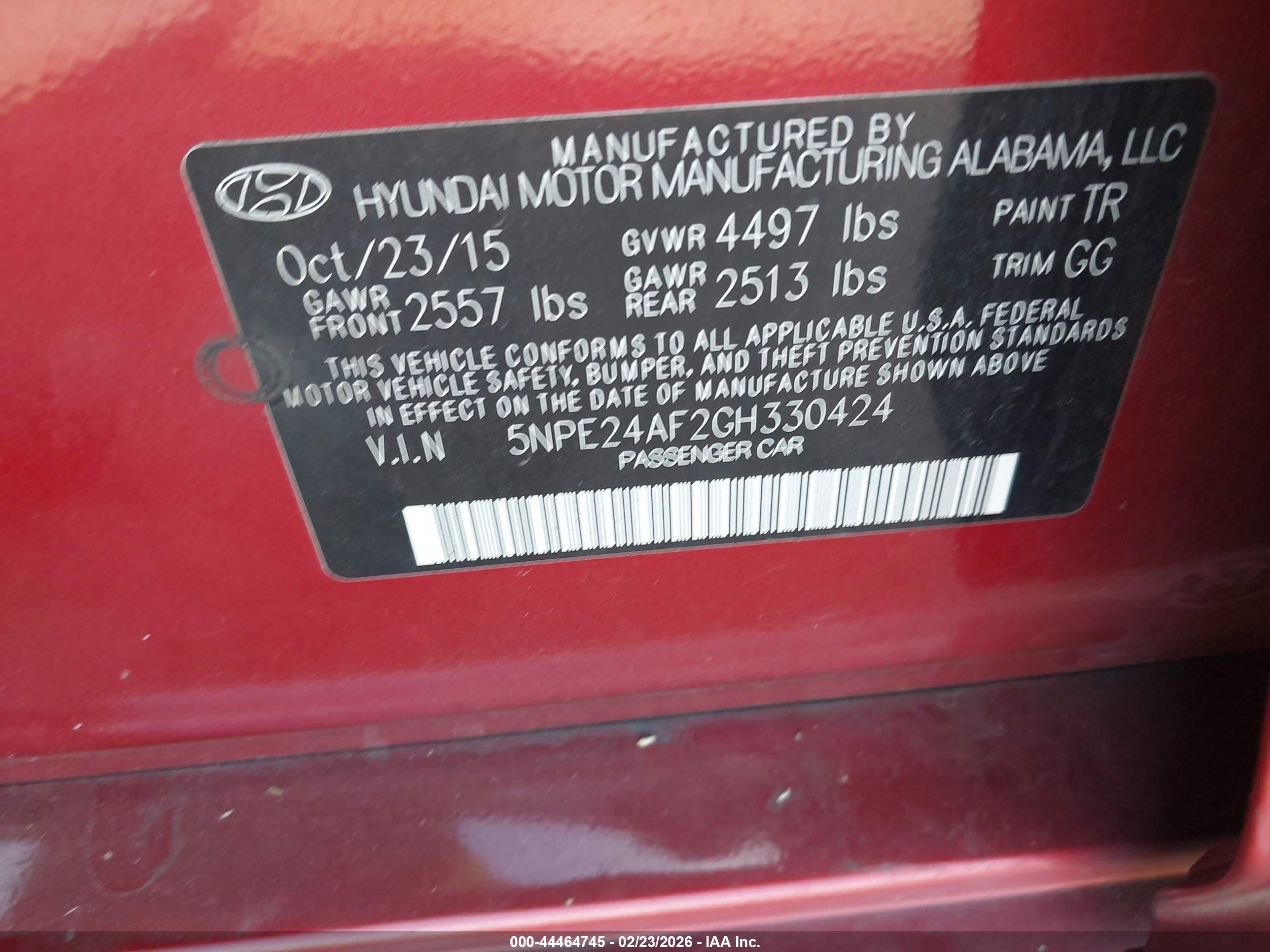 HYUNDAI SONATA image 9