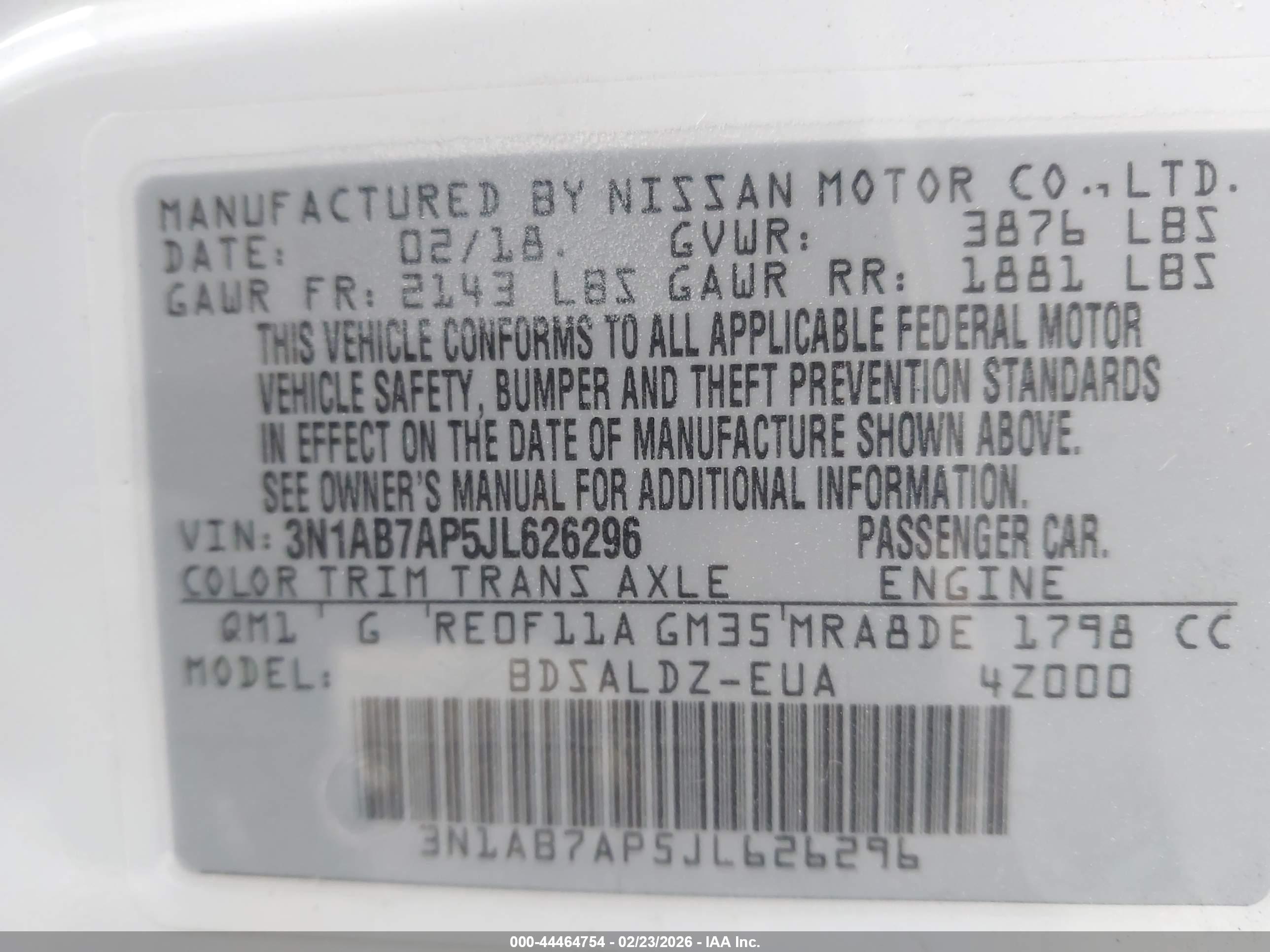 NISSAN SENTRA image 9