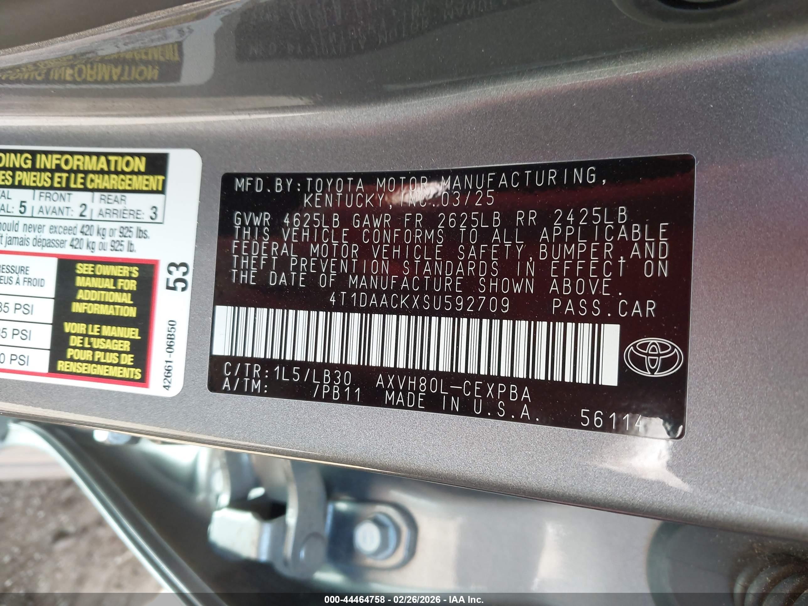 TOYOTA CAMRY image 9