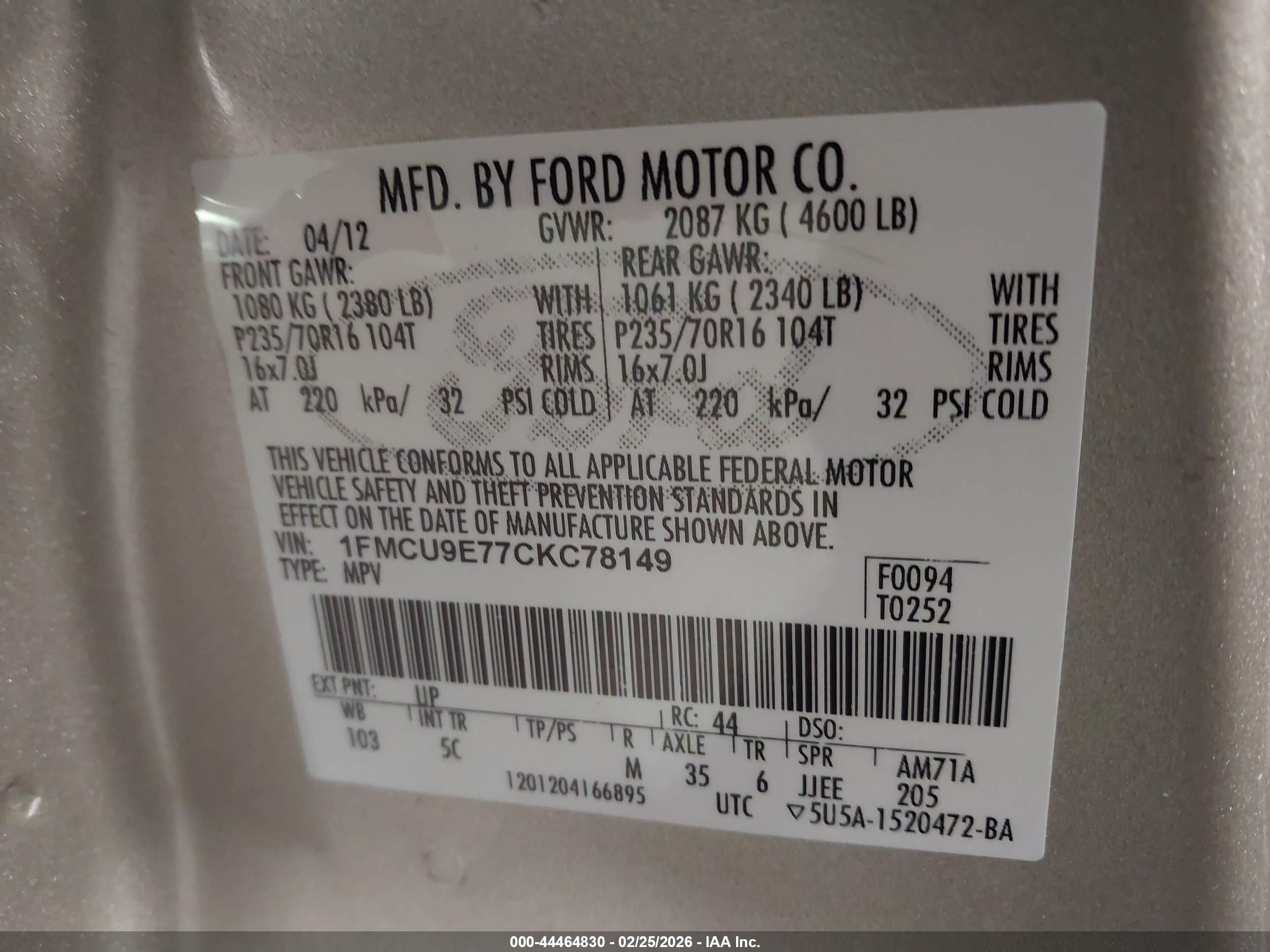 FORD ESCAPE image 9