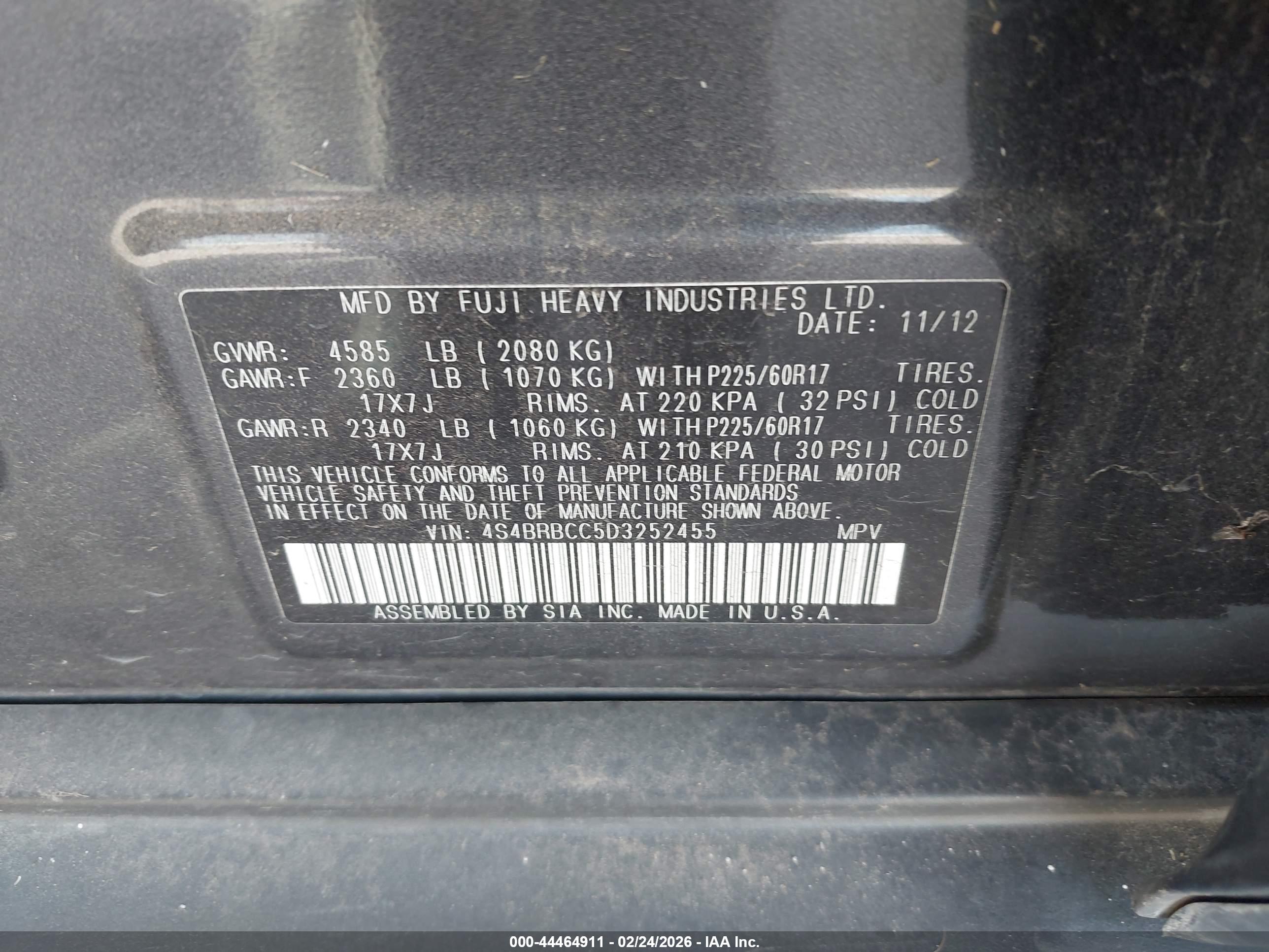 SUBARU OUTBACK image 9