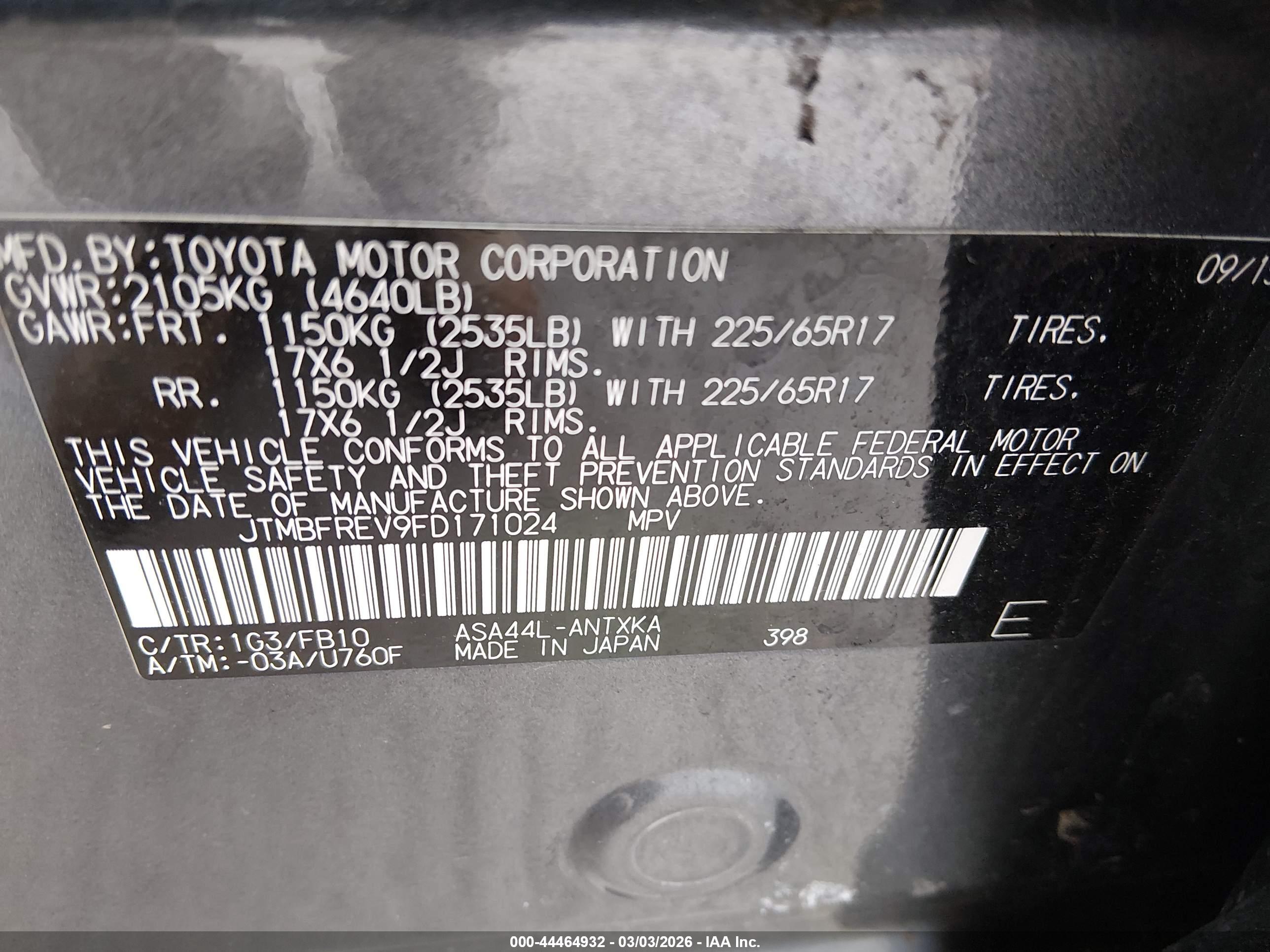 TOYOTA RAV4 image 9