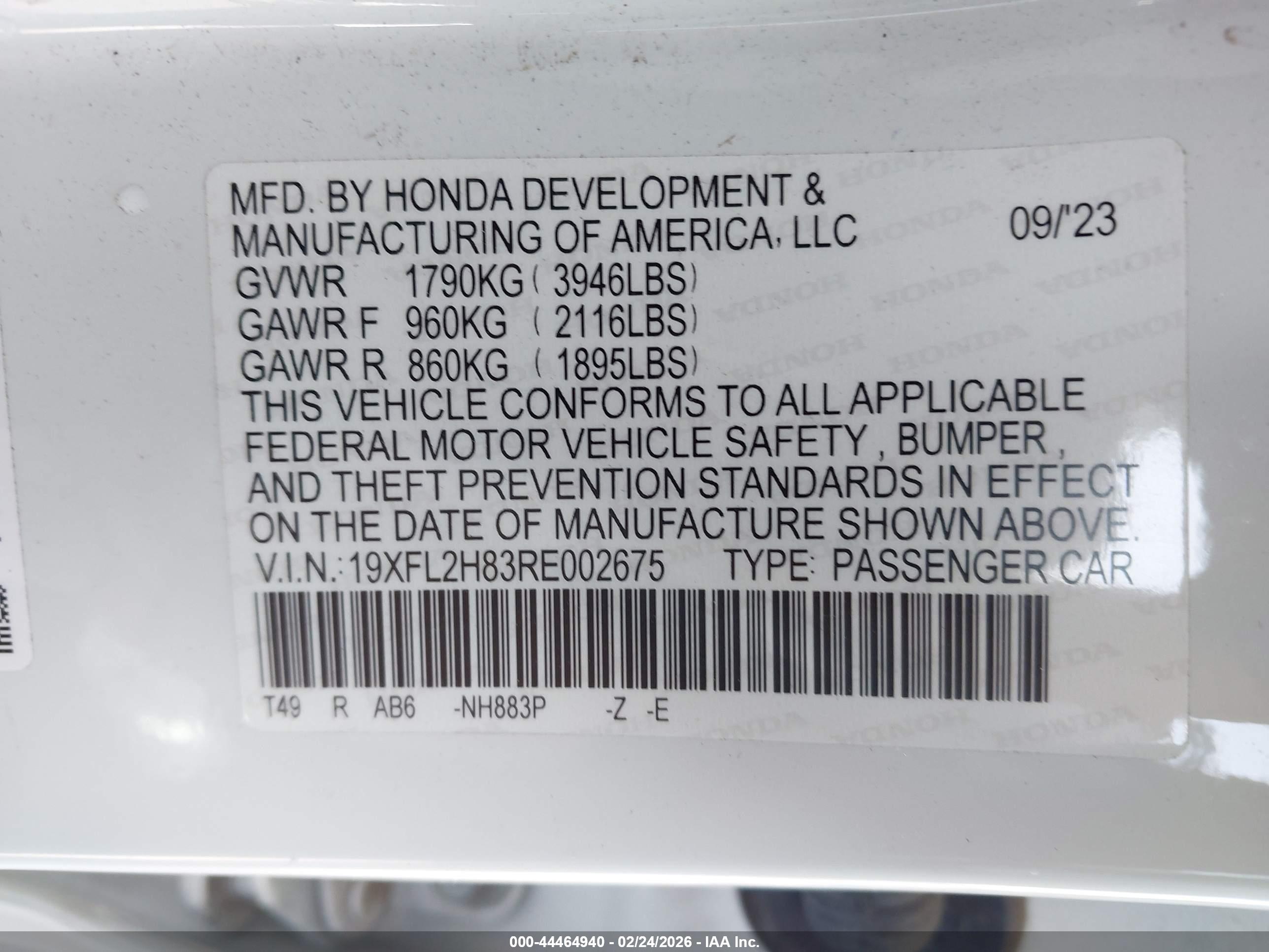 HONDA CIVIC image 9